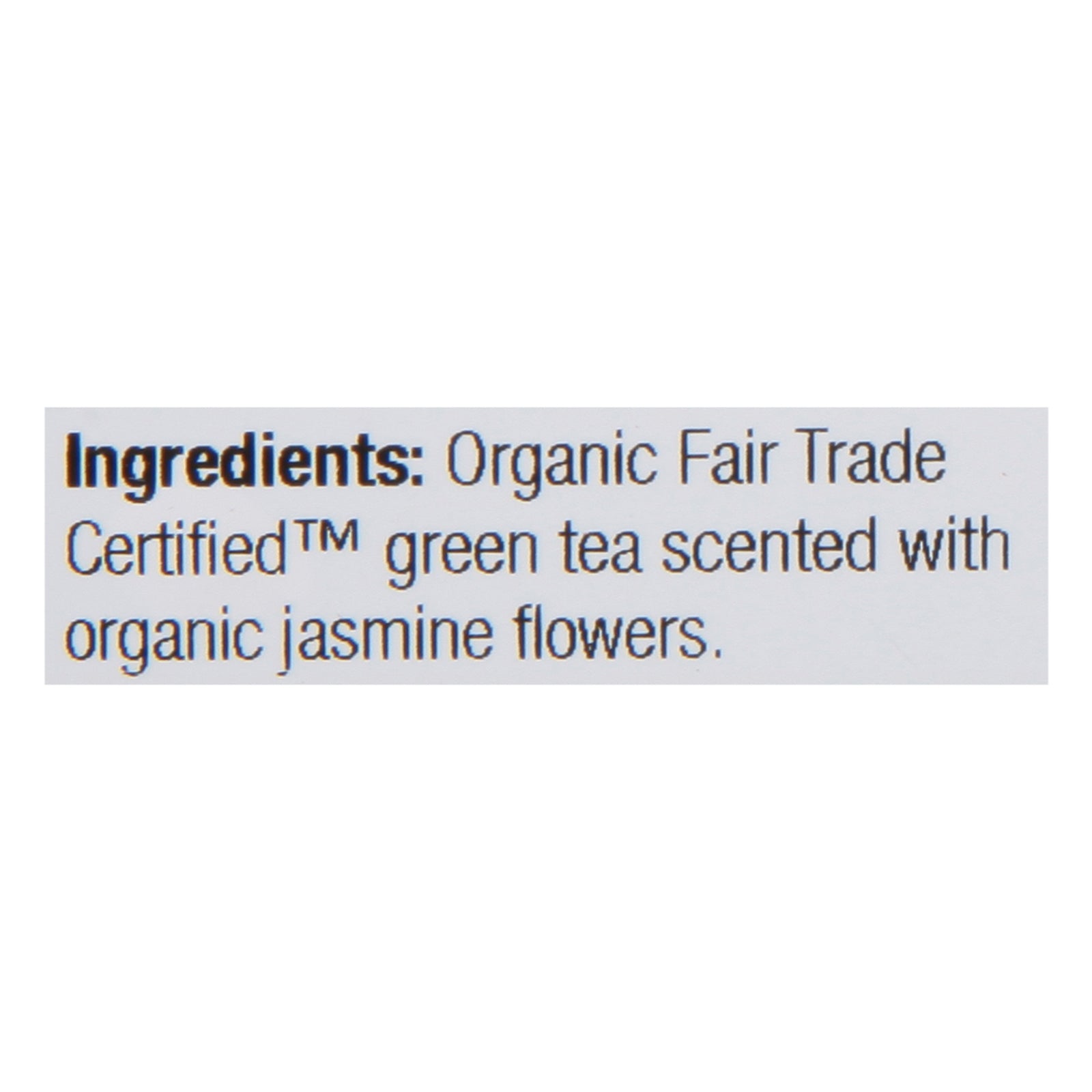 Frontier Herb Tea Organic Fair Trade Certified Green Jasmine - Single Bulk Item - 1lb