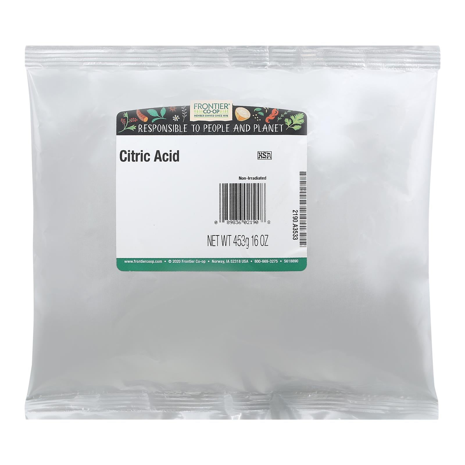 Frontier Herb - Citric Acid - 1 Each - 1 #