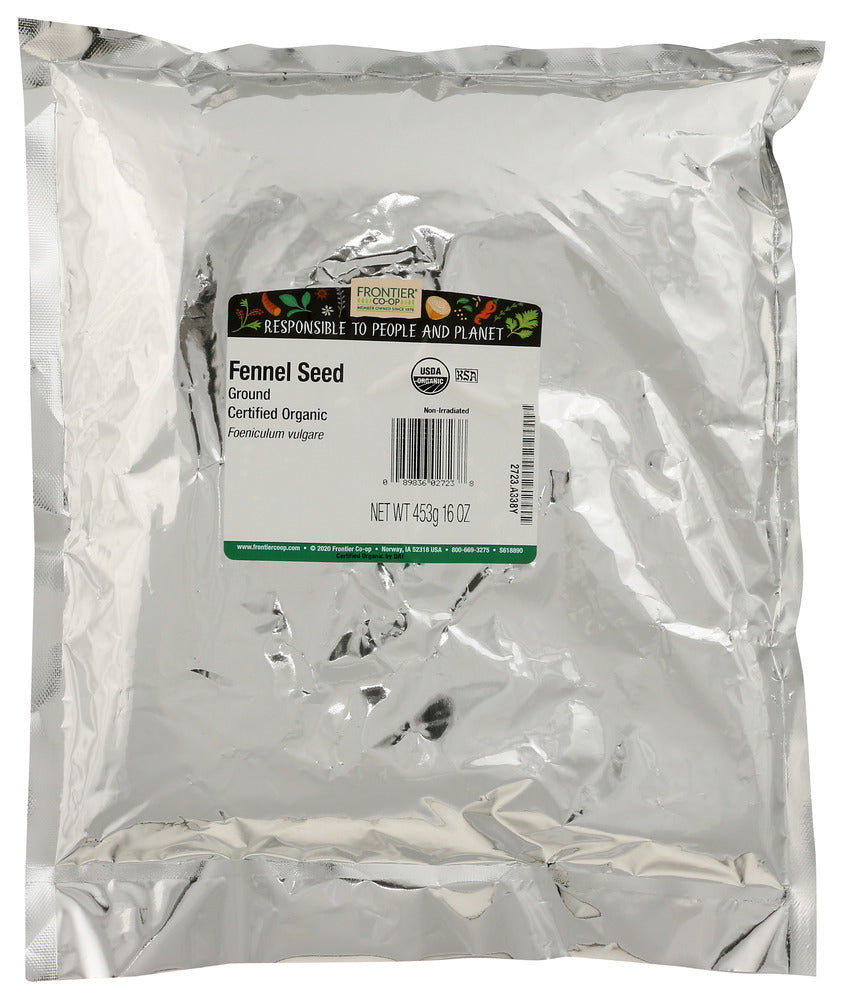 Frontier Herb Powder Fennel Seed Organic - 16 oz