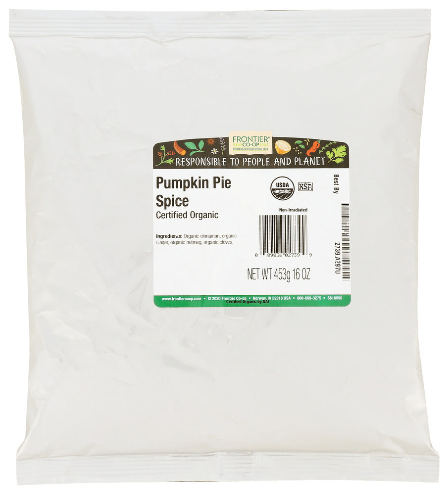 Frontier Herb Spice Pumpkin Pie Organic - 16 oz