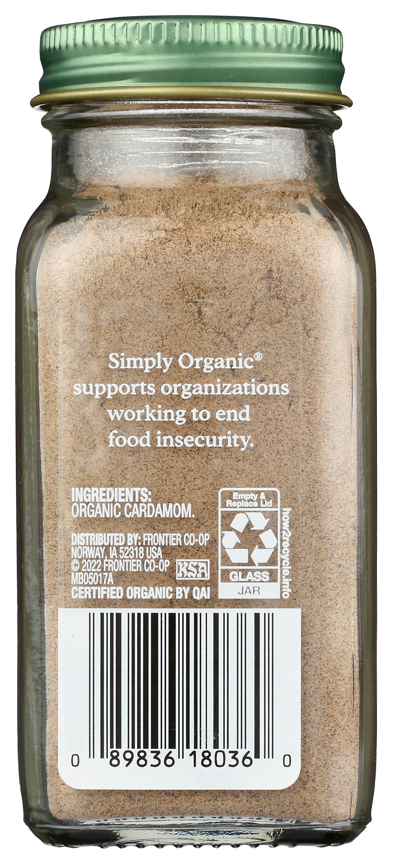 SIMPLY ORGANIC SSNNG CARDAMOM BTTL - Case of 6