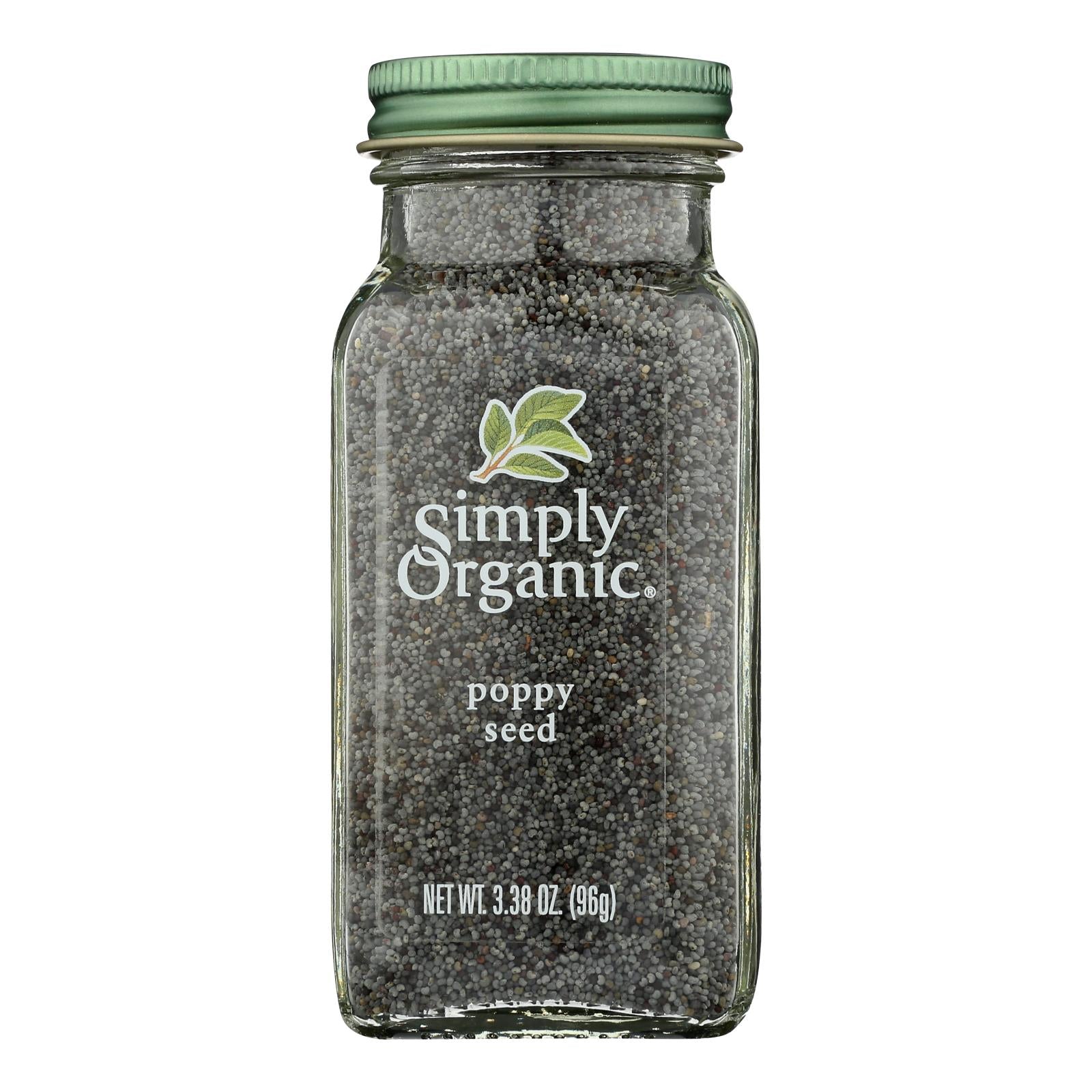 Simply Organic - Seasoning Poppy Seed - Case of 6-3.38 OZ