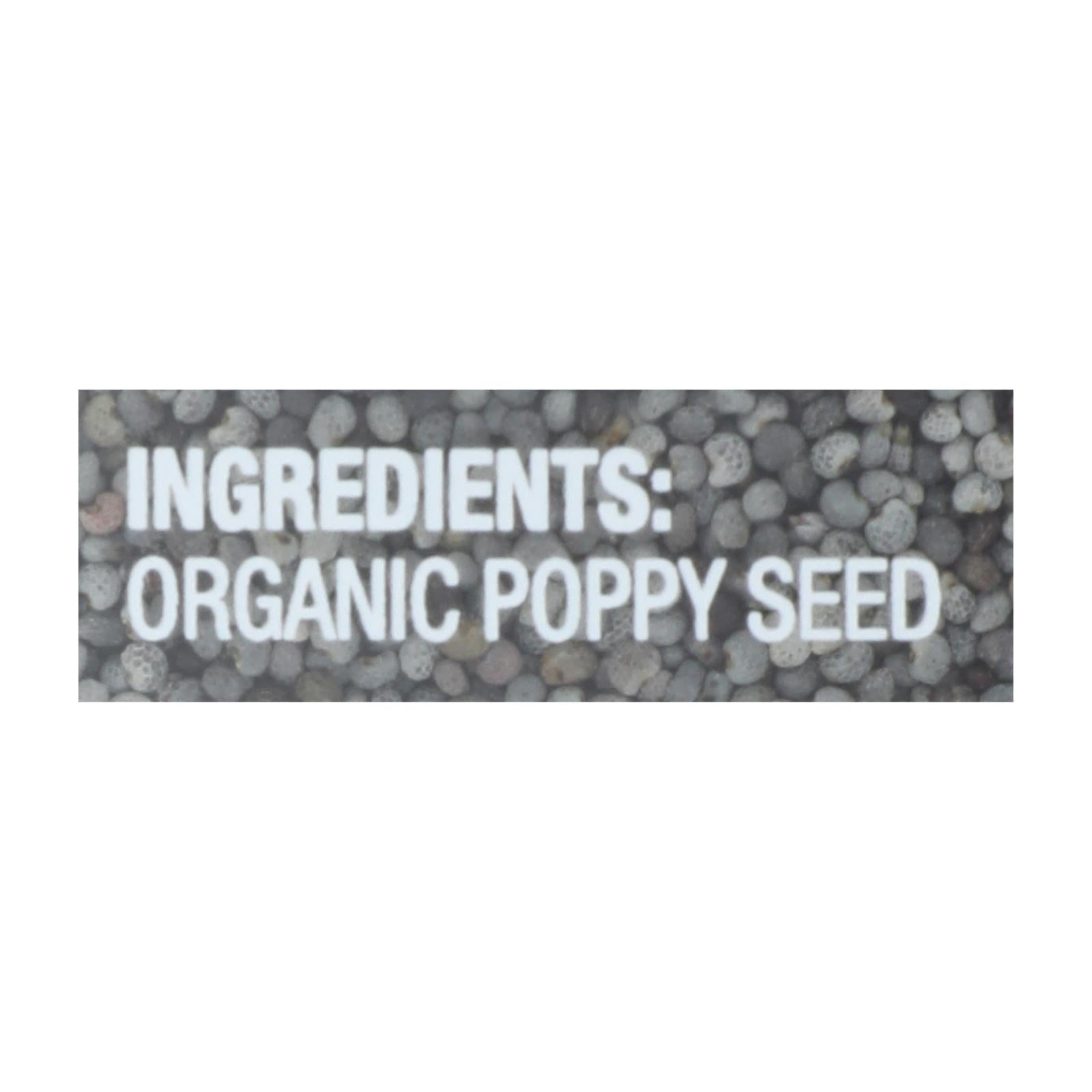 Simply Organic - Seasoning Poppy Seed - Case of 6-3.38 OZ