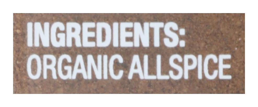 SIMPLY ORGANIC ALL SPICE - Case of 6