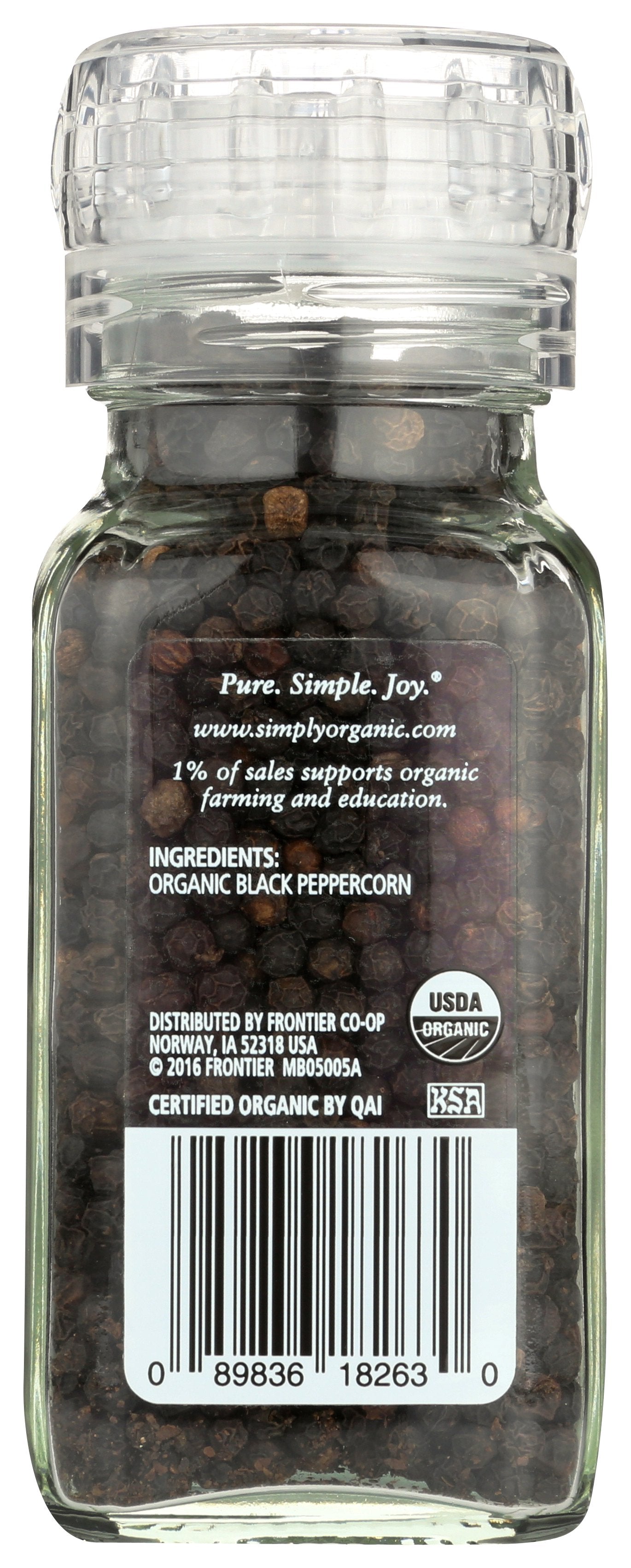 SIMPLY ORGANIC SPICE GRNDR DAILY - Case of 6