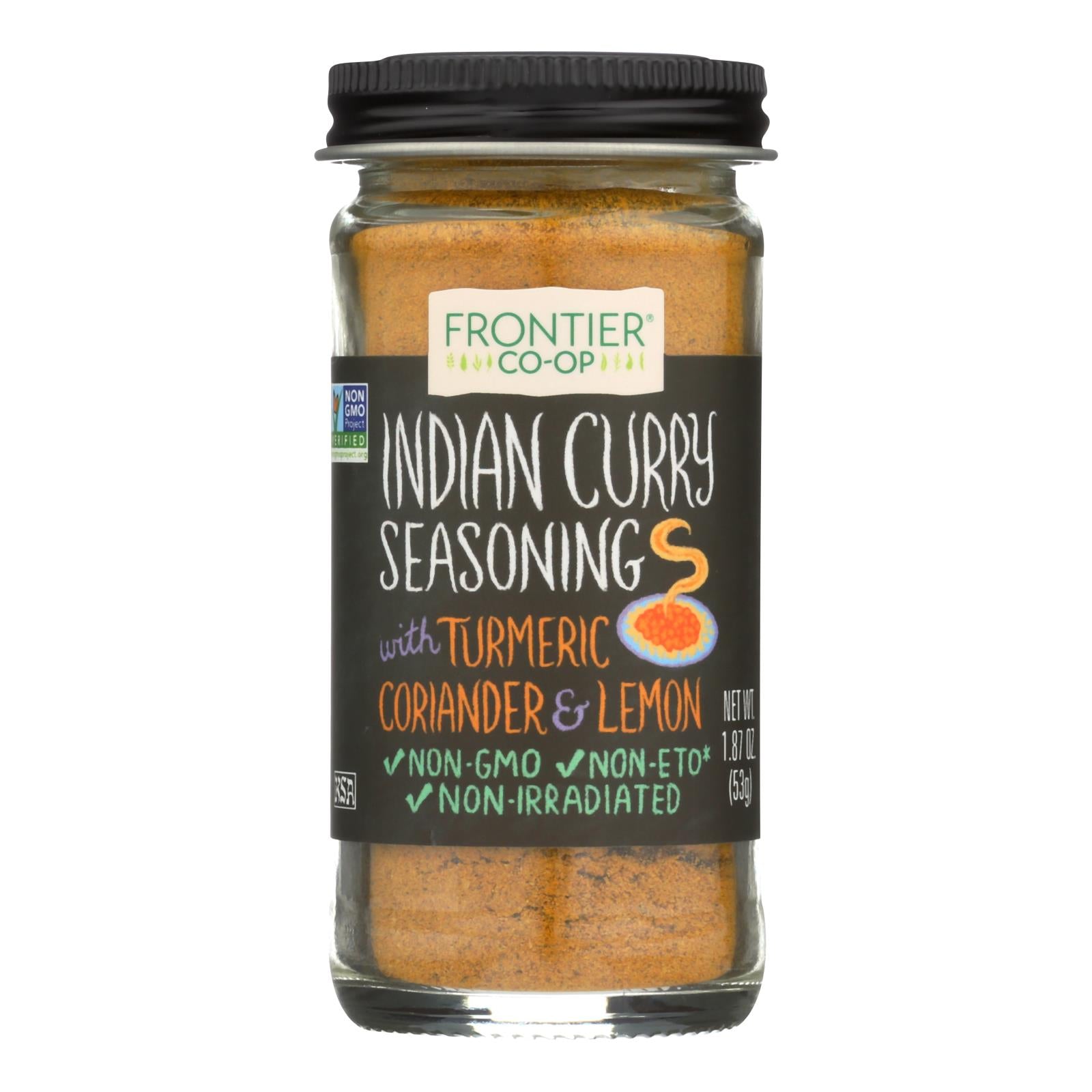 Frontier Herb International Seasoning - Indian Curry - 1.87 Oz