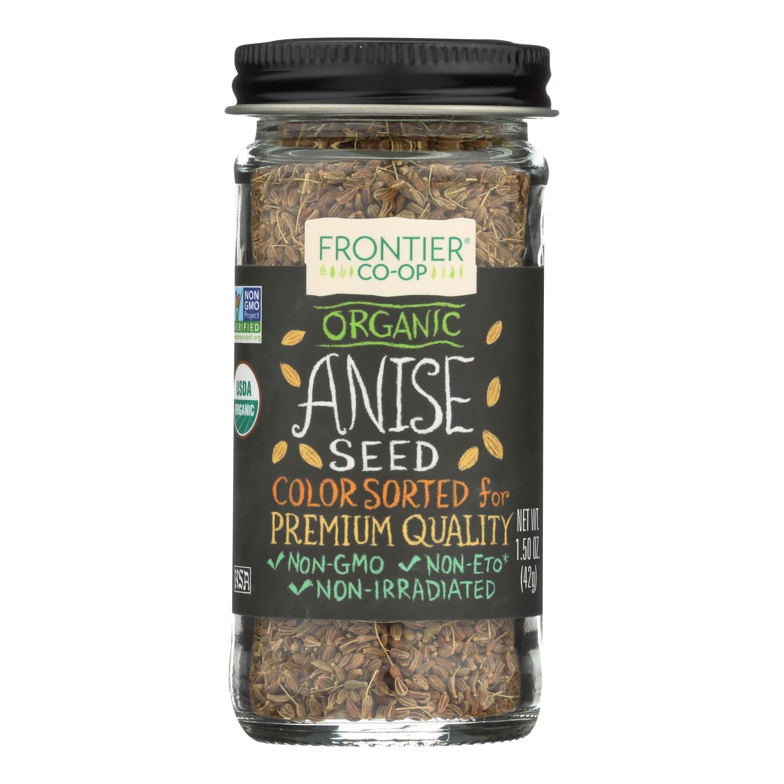 Frontier Natural Products Coop - Anise Seed Whole - 1 Each-1.50 OZ