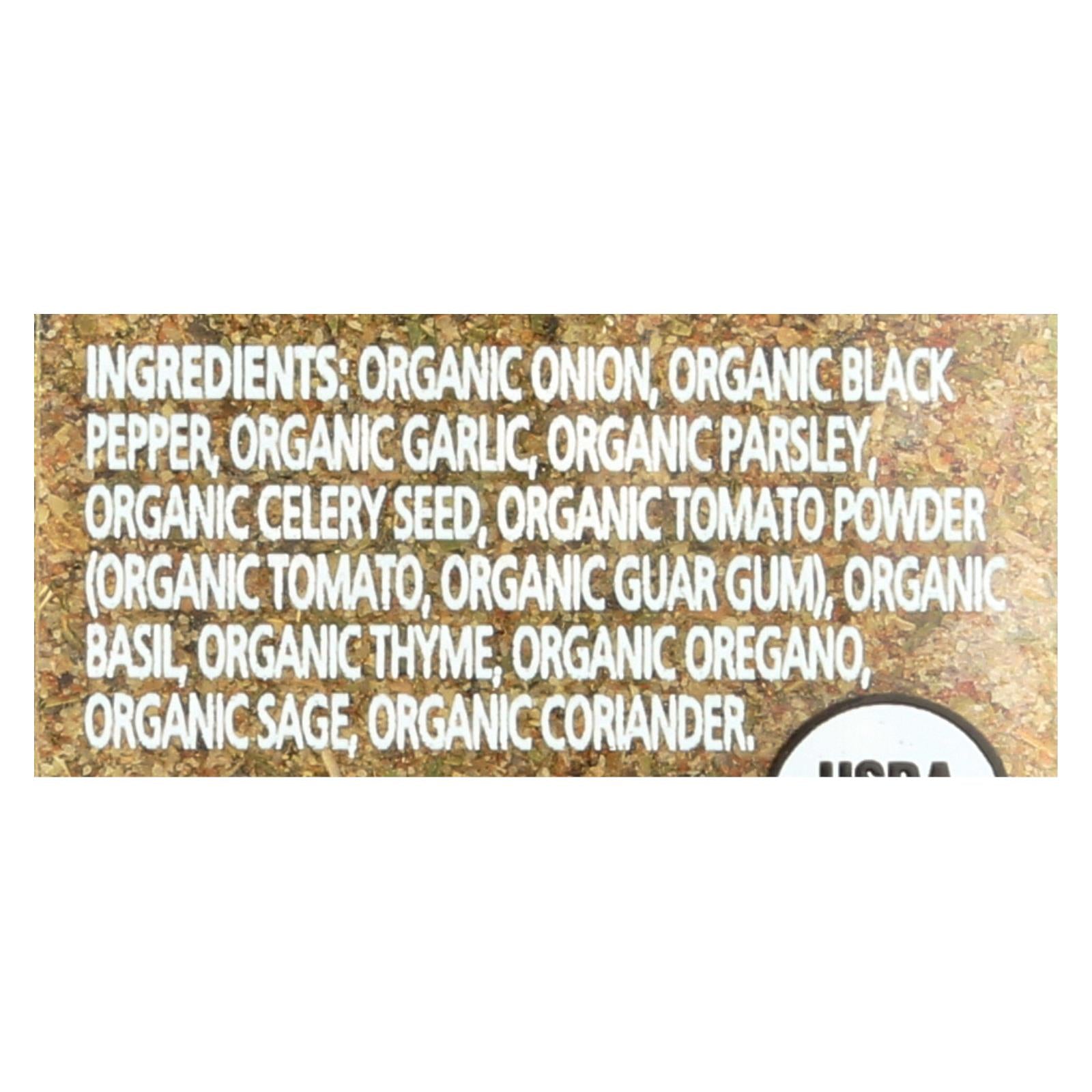 Simply Organic All Purpose Seasoning - Case Of 6 - 2.08 Oz.