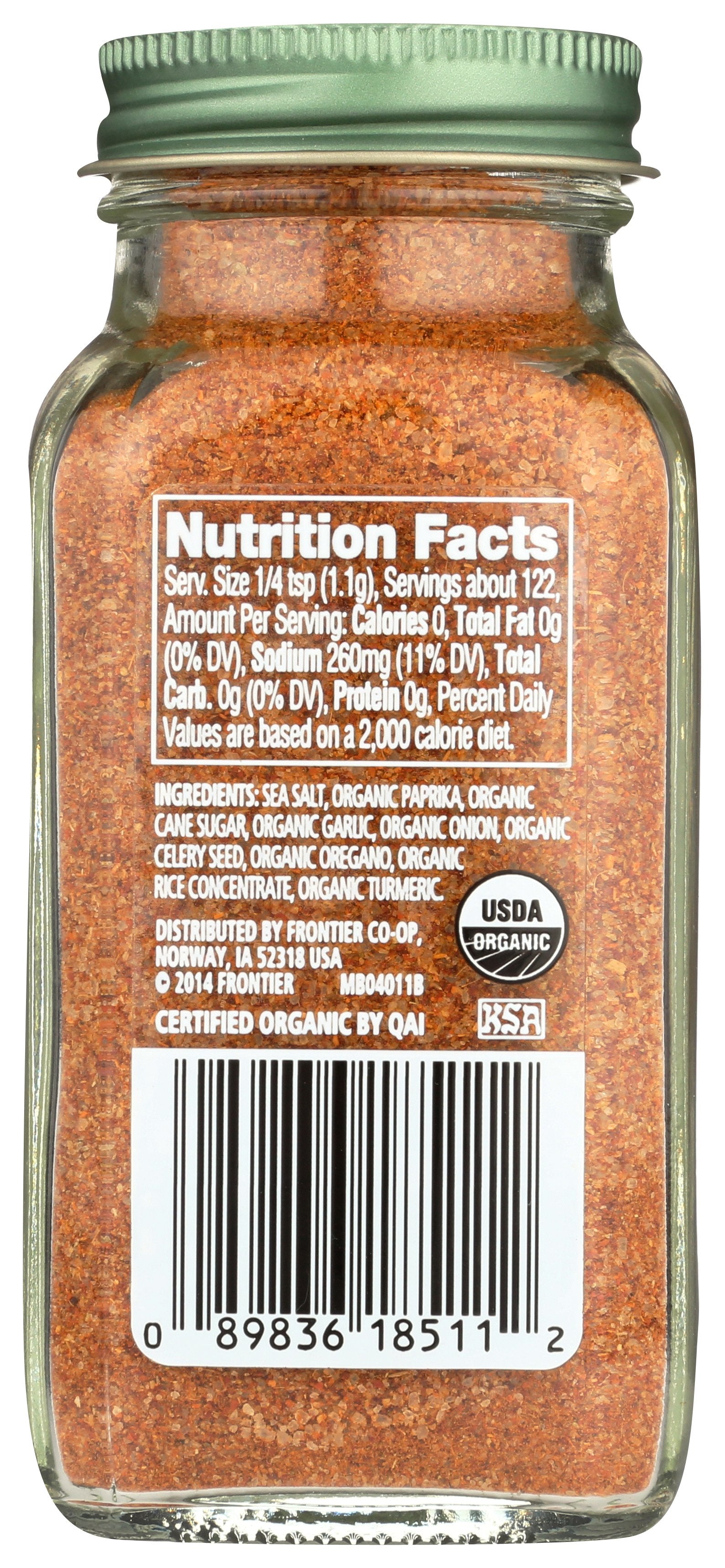 SIMPLY ORGANIC SSNNG ALL SALT BTTL - Case of 6