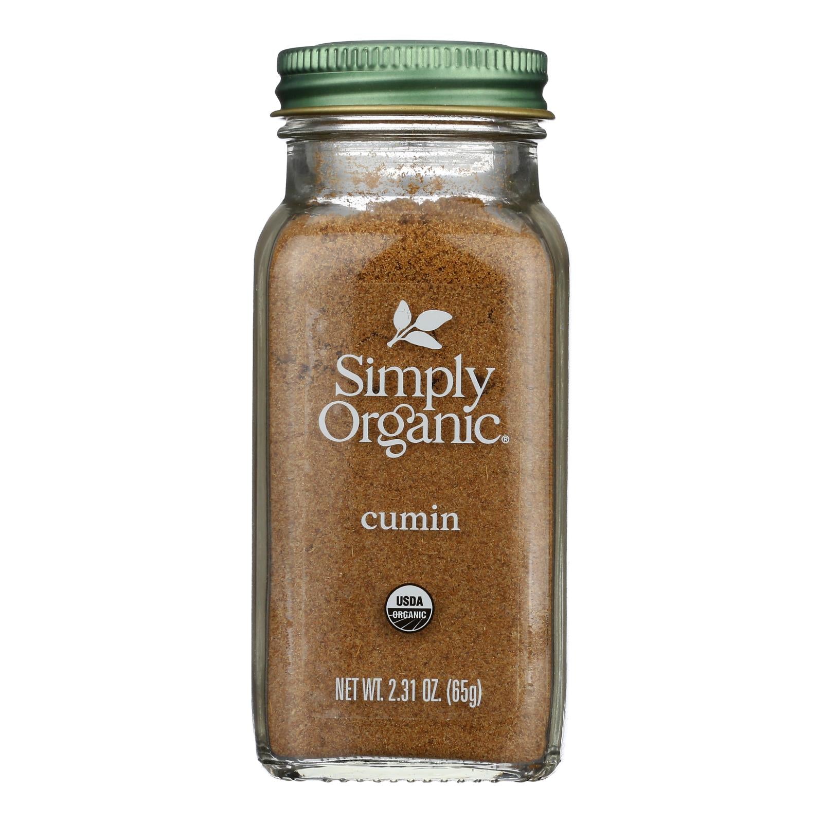 Simply Organic Ground Cumin Seed - Case Of 6 - 2.31 Oz.