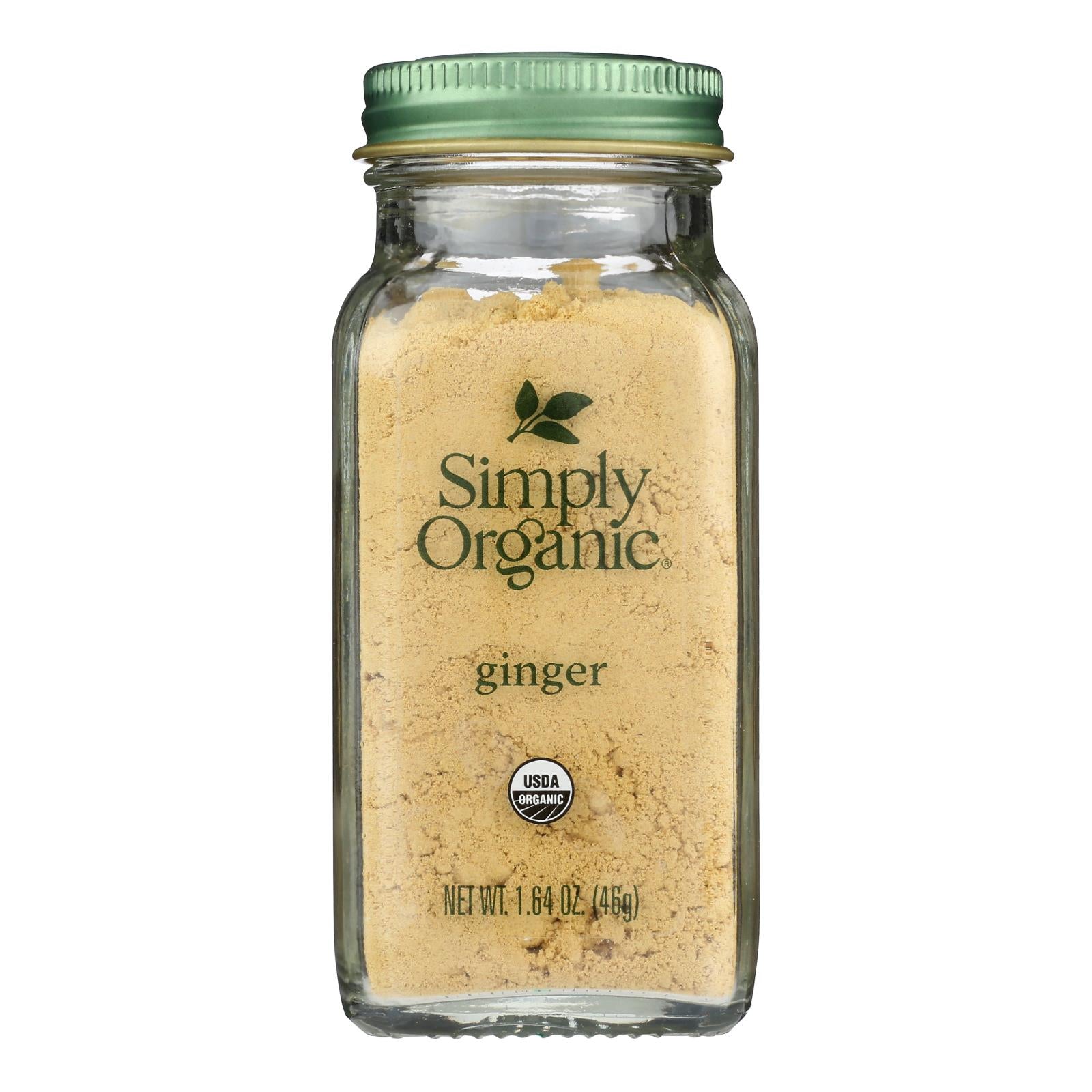 Simply Organic - Ginger Organic - Case of 6 - 1.64 ounces