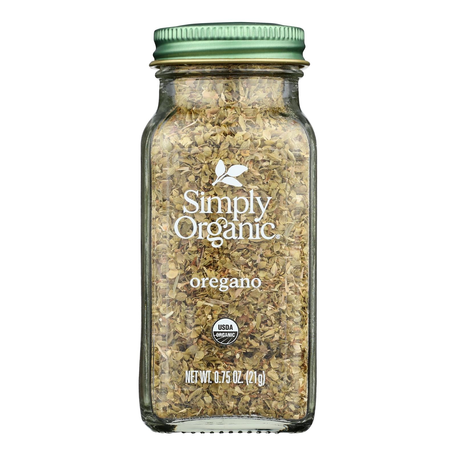 Simply Organic Oregano - Case Of 6 - 0.75 Oz.