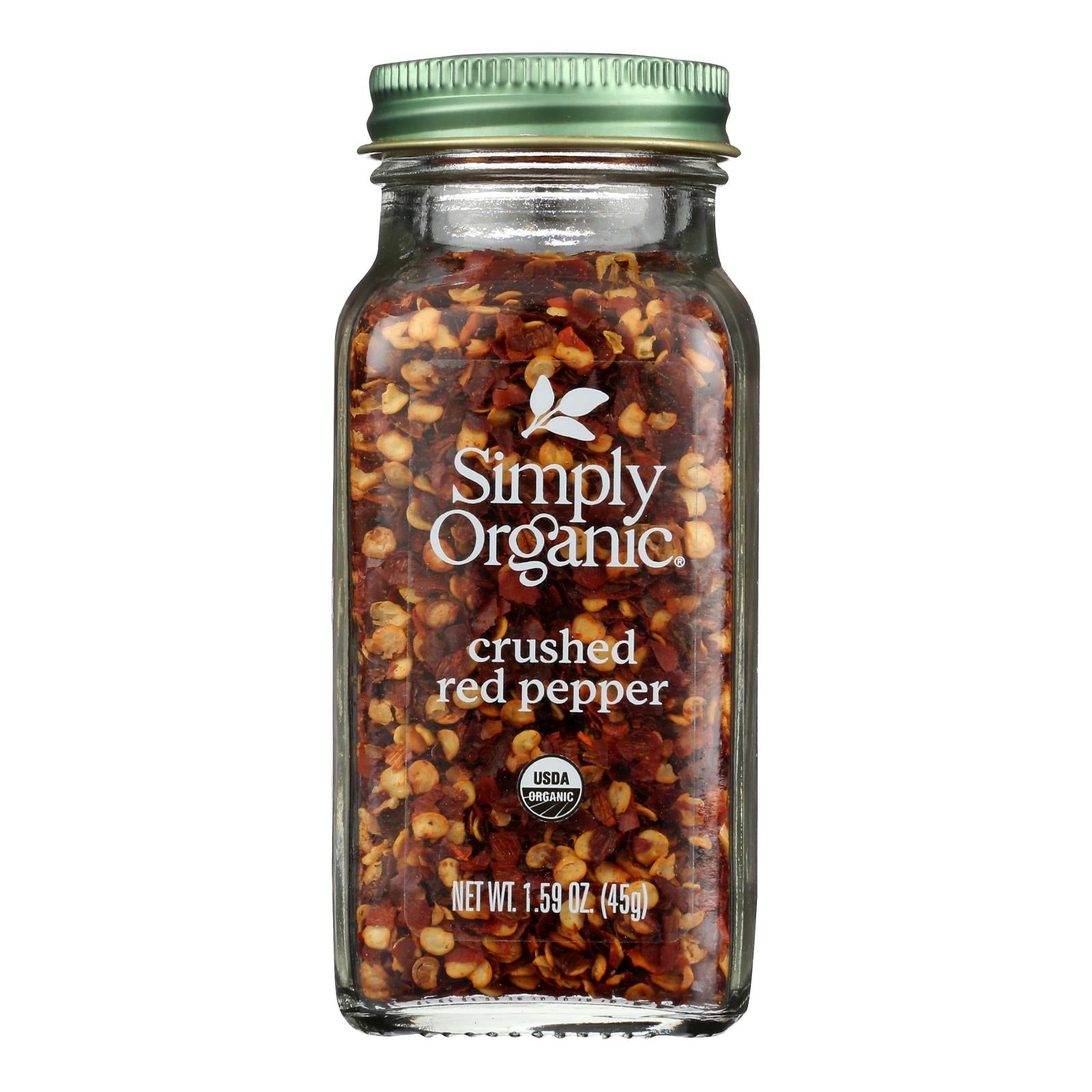 Simply Organic - Red Pepper Organic Crushed - Case of 6 - 1.59 ounces