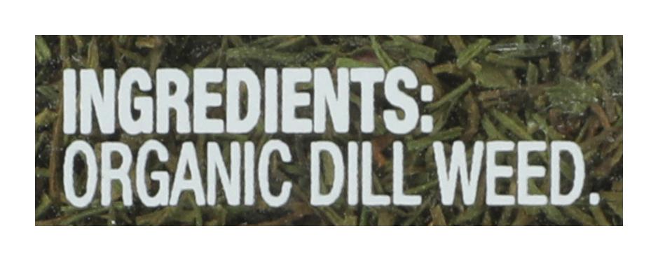 SIMPLY ORGANIC SSNNG DILL WEED ORG BTTL
