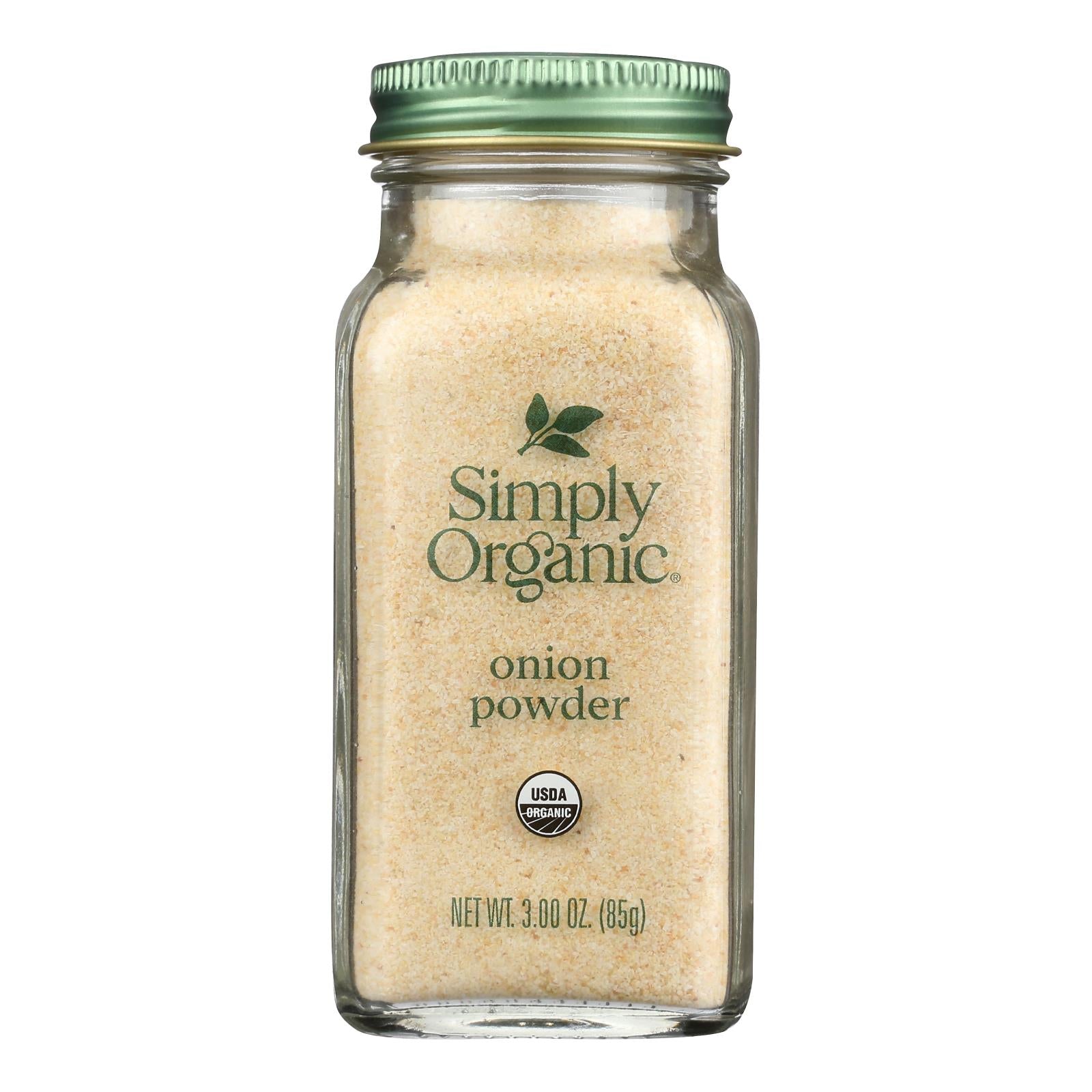 Simply Organic - Onion Powder Organic - Case of 6-3 ounces