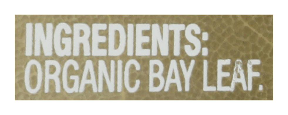 SIMPLY ORGANIC BAY LEAF