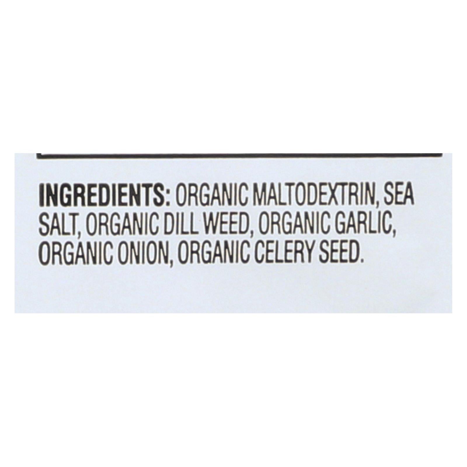 Simply Organic Creamy Dill Dip Mix - Case Of 12 - 0.7 Oz.