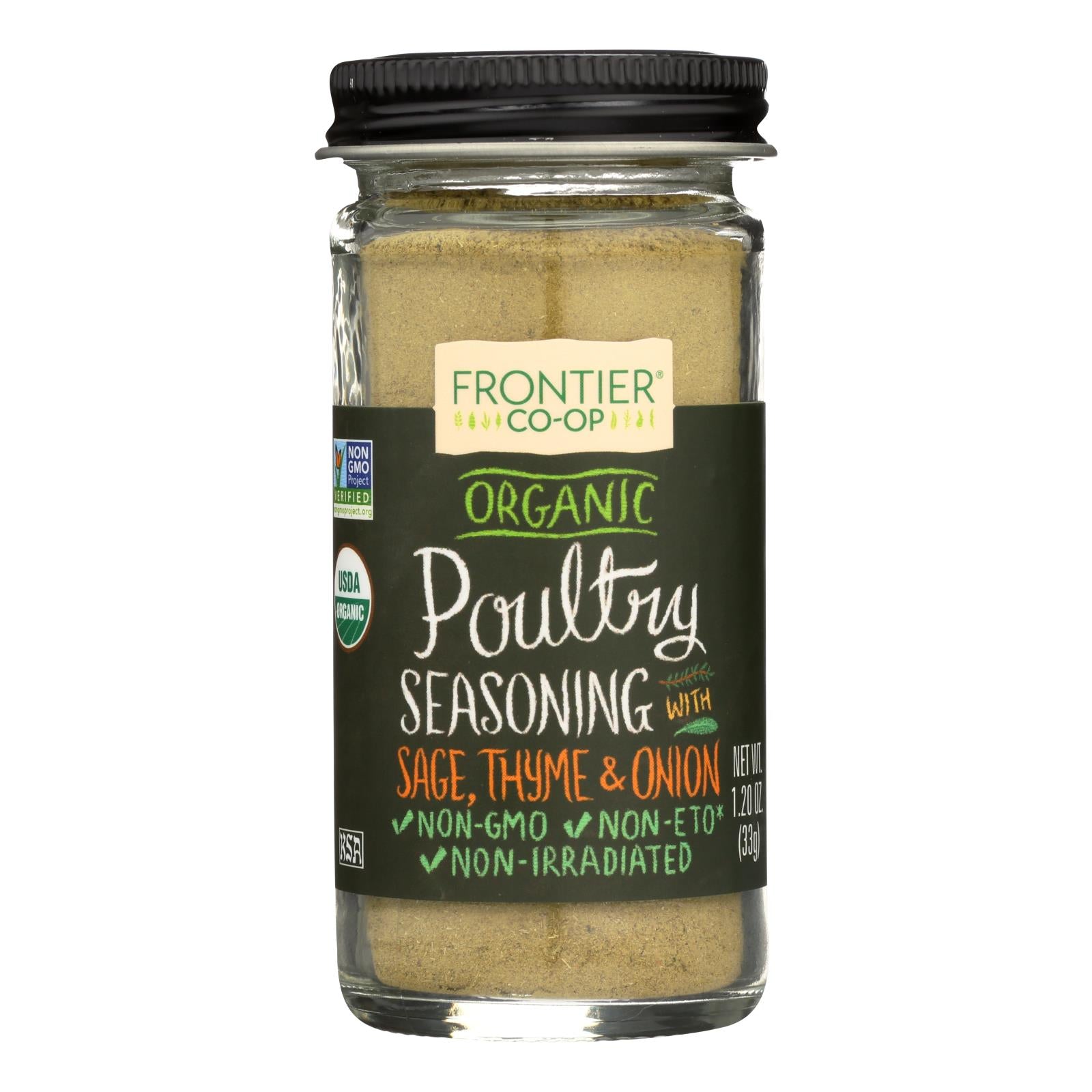 Frontier Herb Poultry Seasoning - Organic - 1.2 Oz