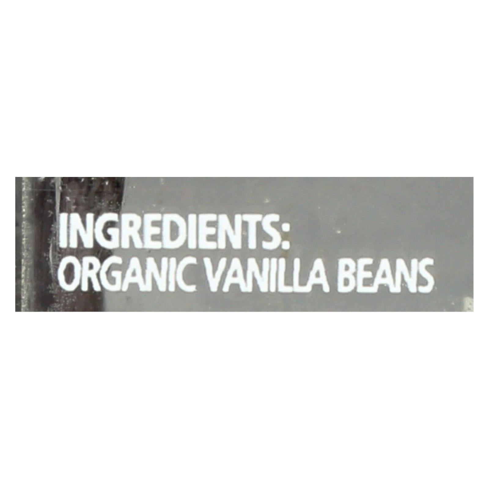 Simply Organic Spice Whole Madagascar Vanilla Beans  - 1 Each - 2 CT