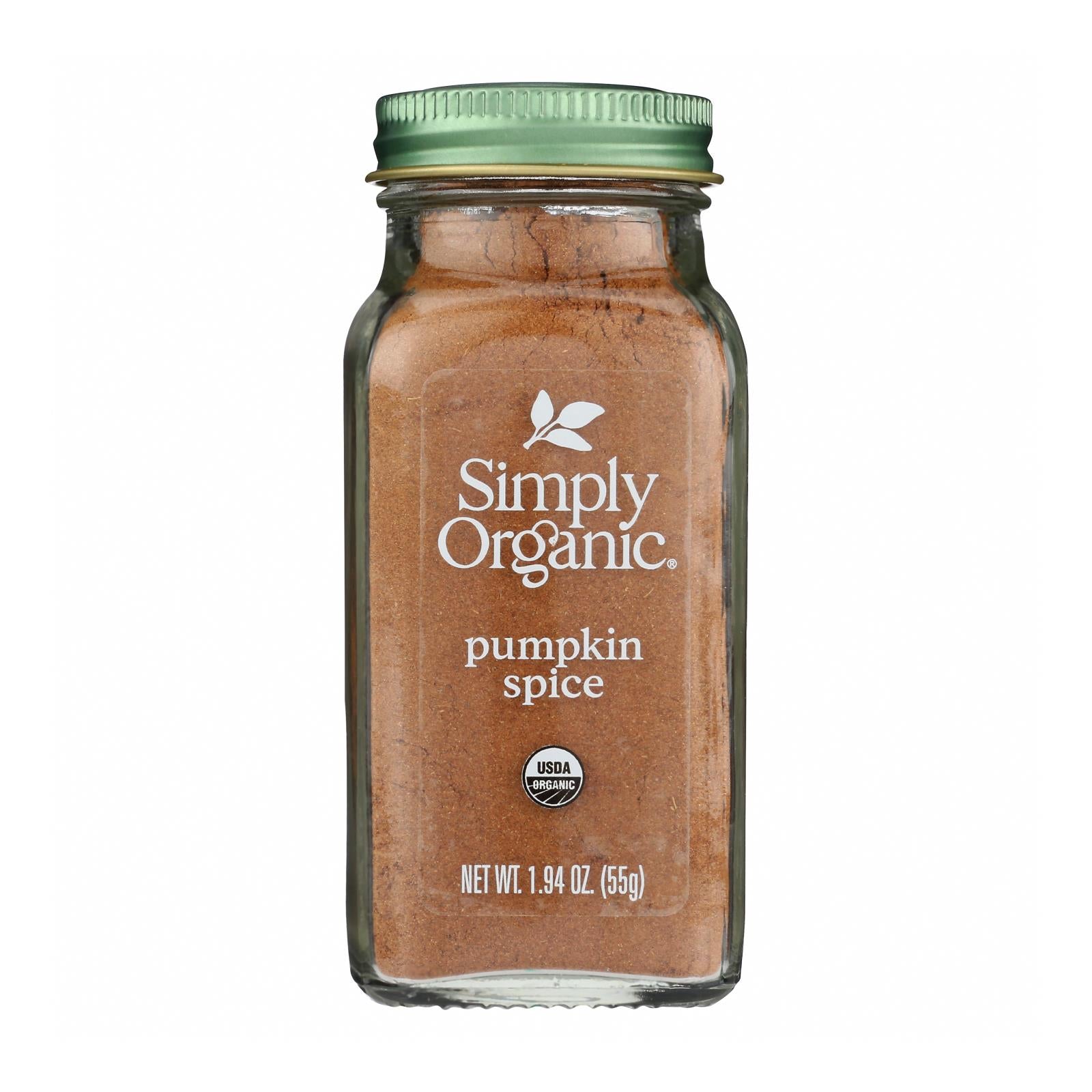 Simply Organic Pumpkin Spice - Case Of 6 - 1.94 Oz.