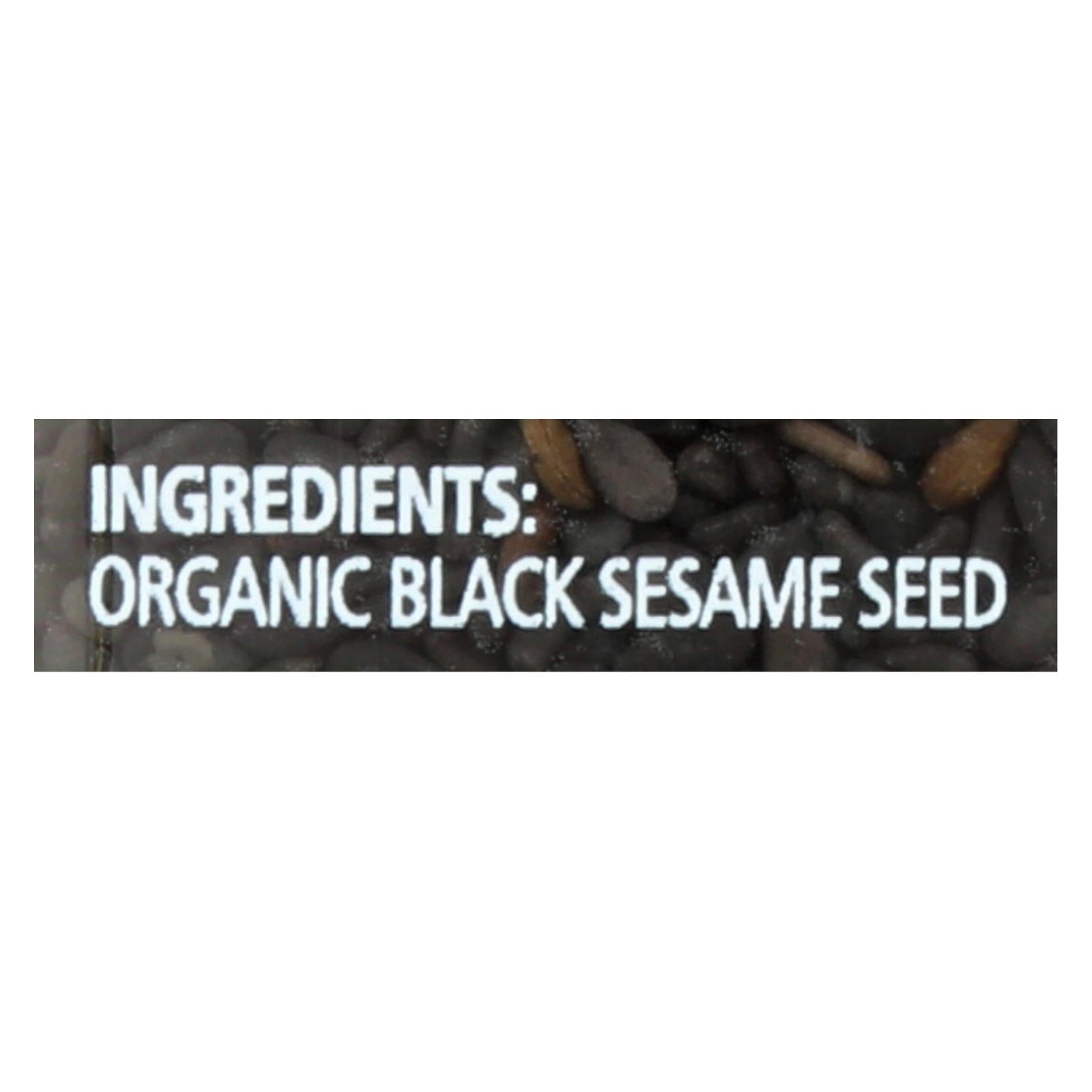 Simply Organic Spice - Organic - Sesame Seed - Black - Case of 6 - 3.28 oz