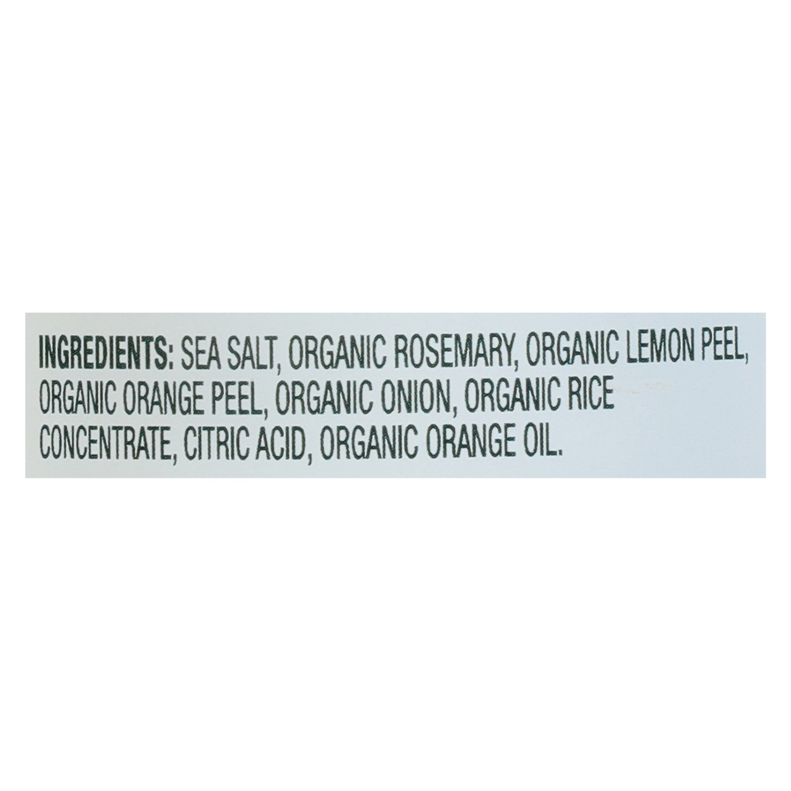 Simply Organic - Salt Og2 Citrus Rosemary - CS of 6-2.58 OZ