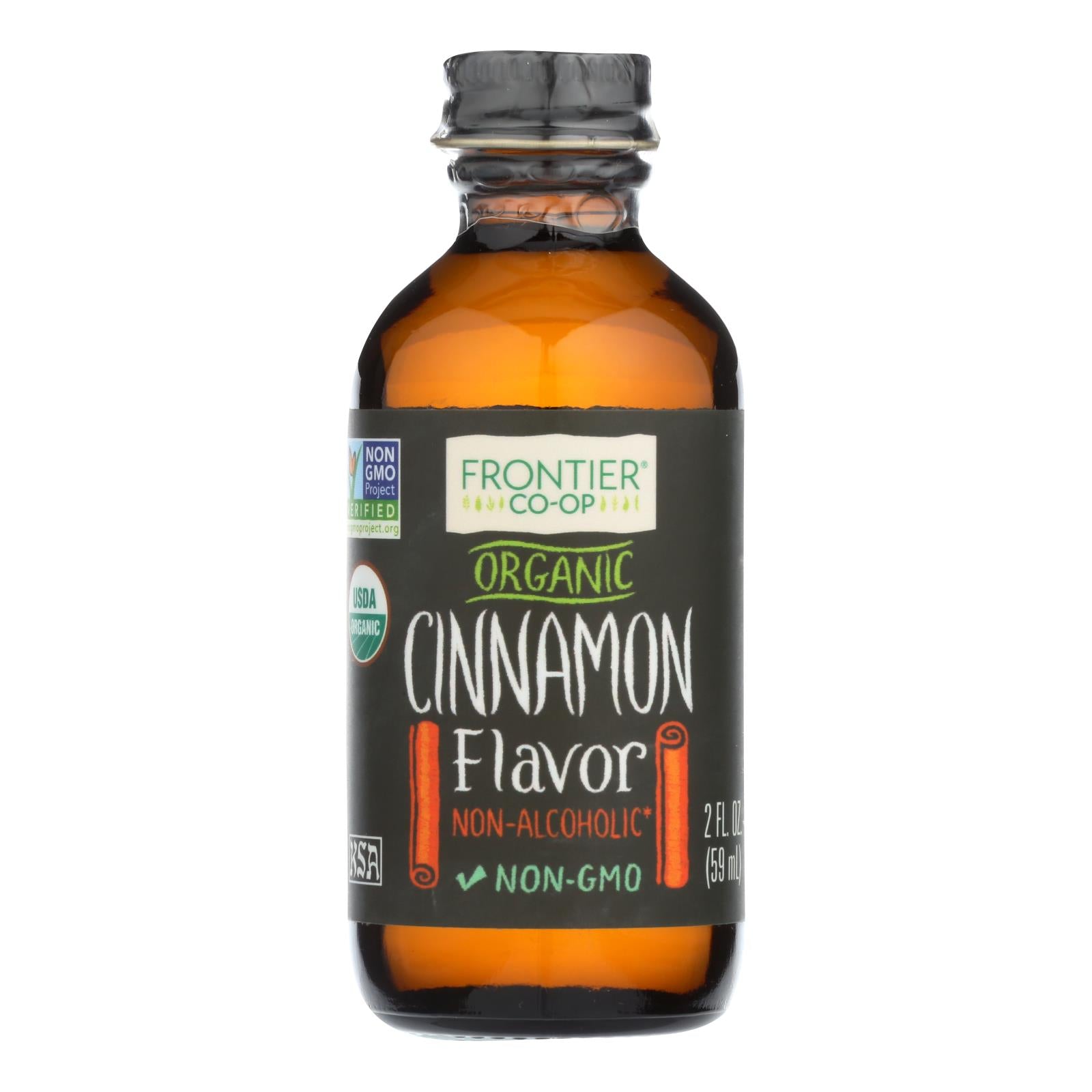 Frontier Herb Cinnamon Flavor - Organic - 2 Oz