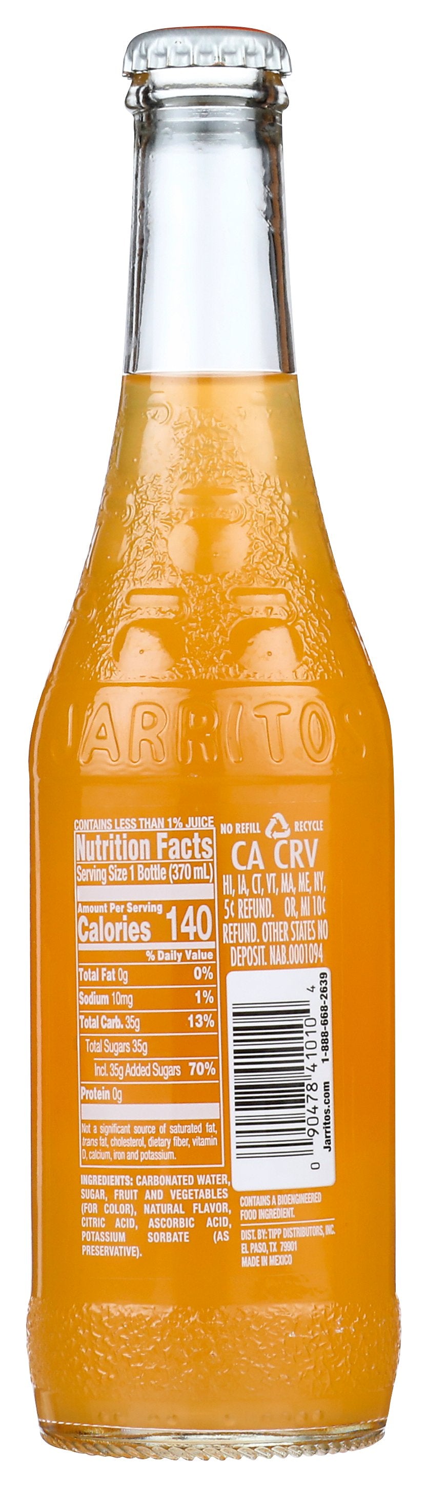 JARRITOS SODA MANGO - Case of 24