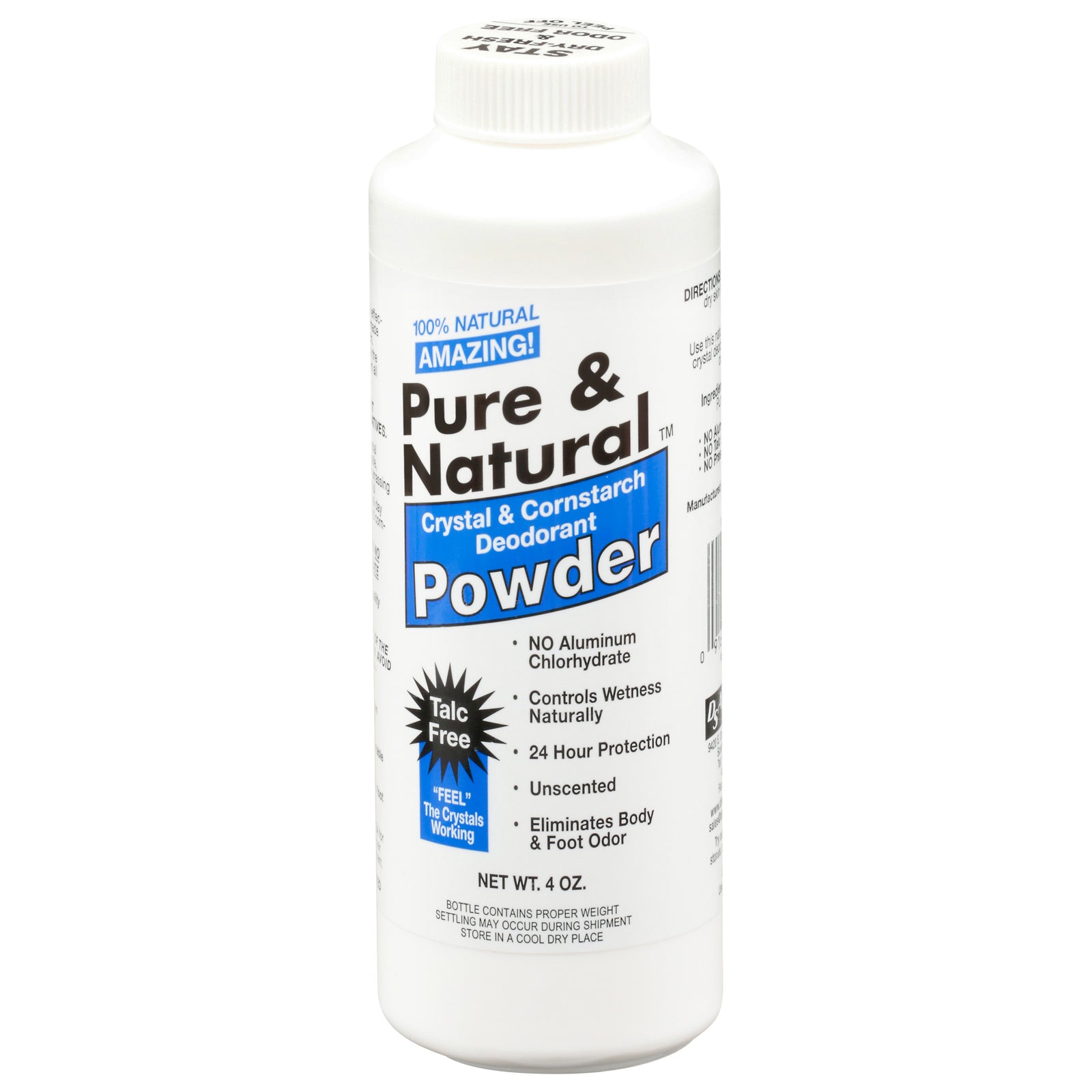 Thai Deodorant Stone Pure And Natural Powder - 4 Oz