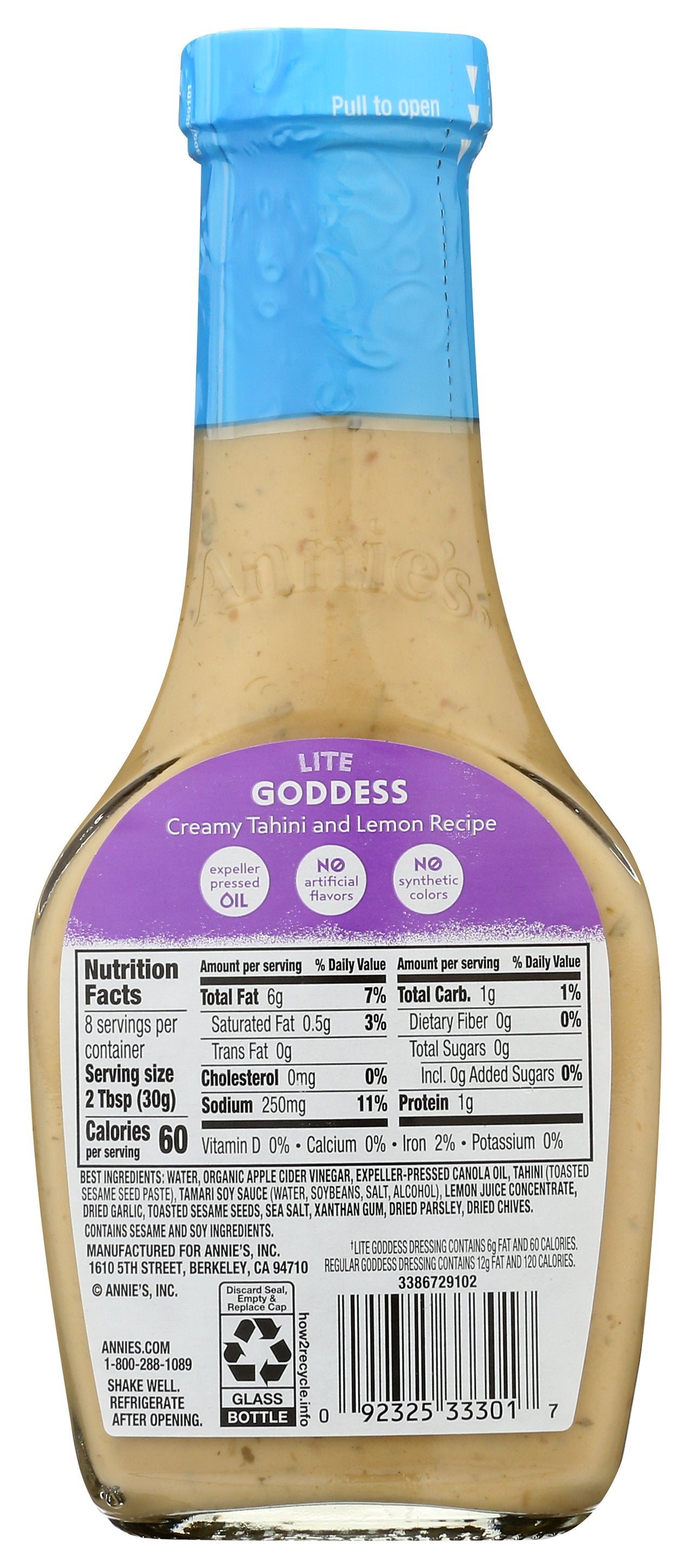 ANNIES HOMEGROWN DRSSNG GODDES LITE - Case of 6