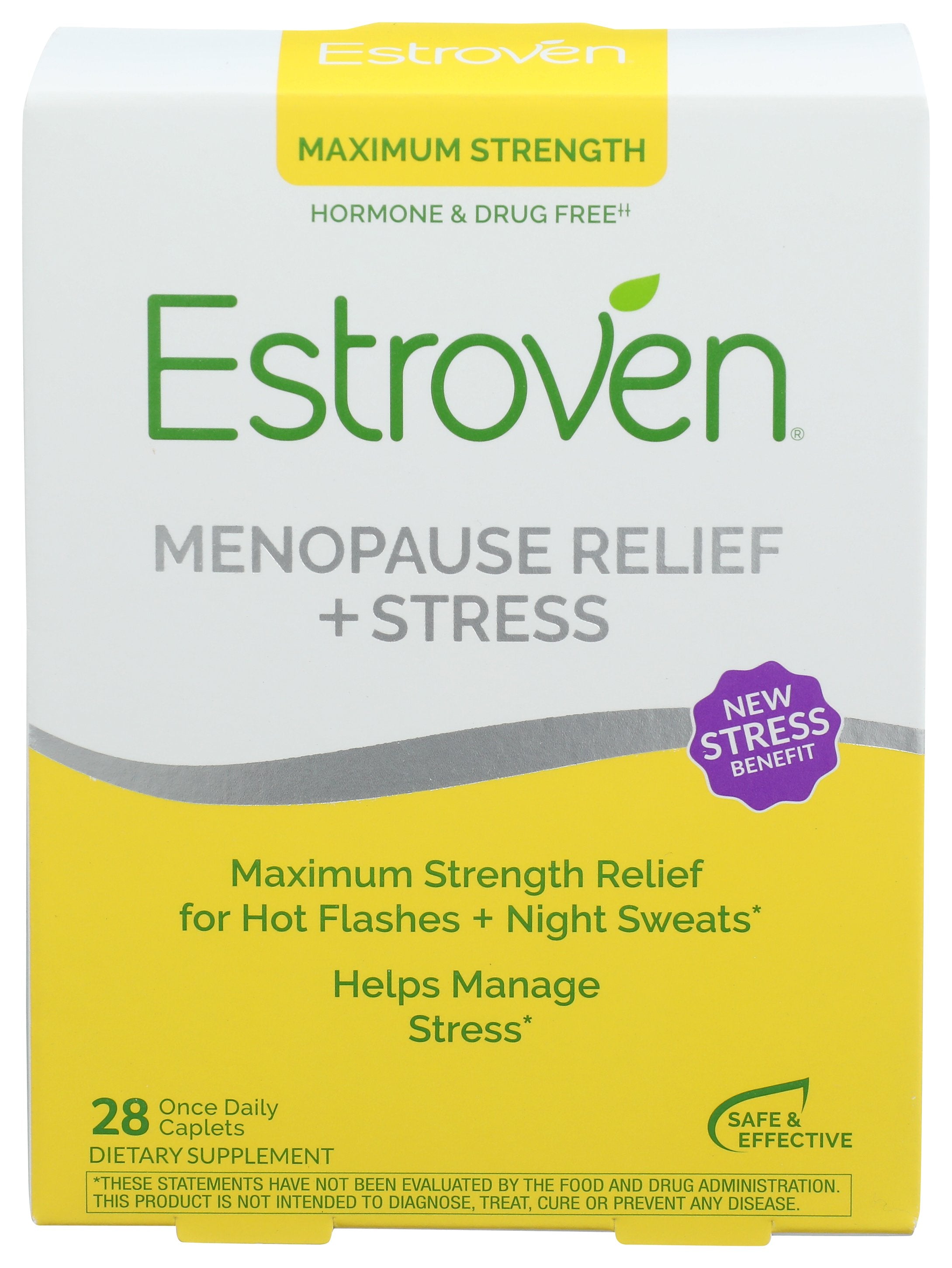 ESTROVEN MENOPAUSE RELIEF STRESS