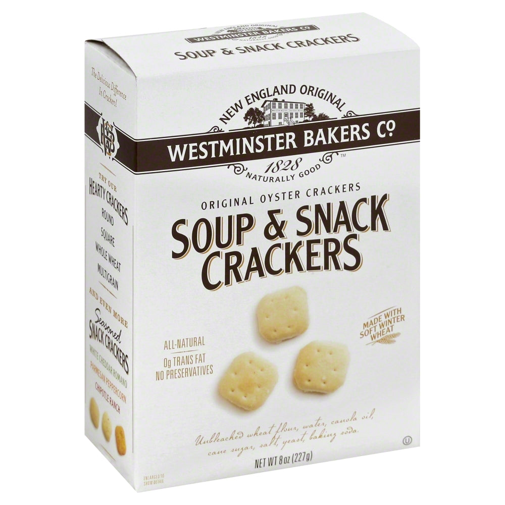 Westminster Cracker Soup and Snack - Case of 12 - 8 oz