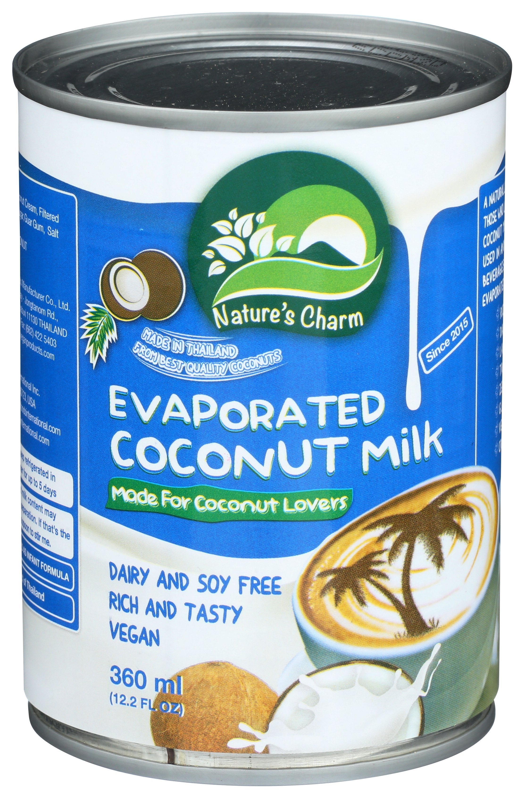 NATURES CHARM COCONUT MILK EVAPORATED - Case of 6