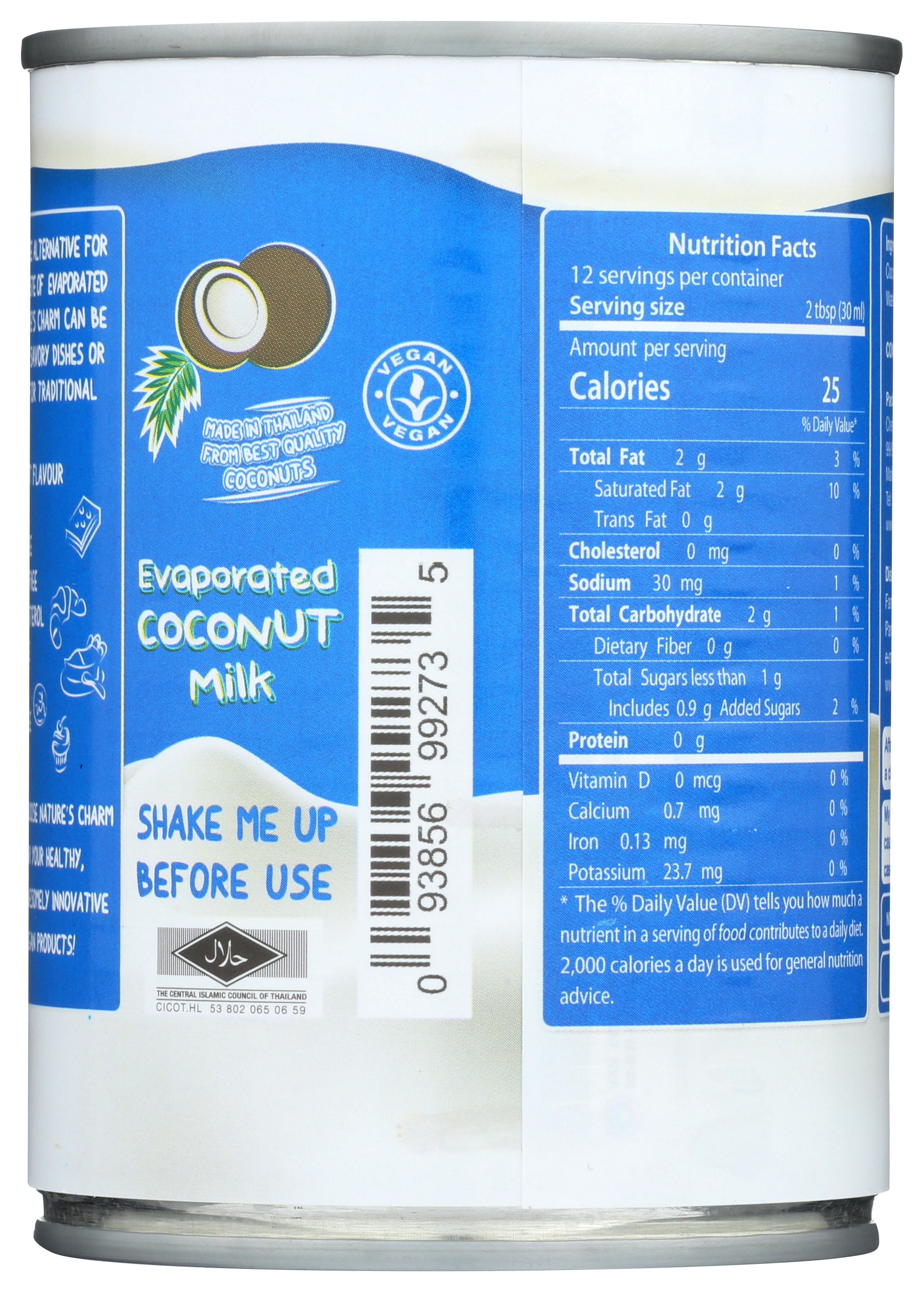 NATURES CHARM COCONUT MILK EVAPORATED - Case of 6