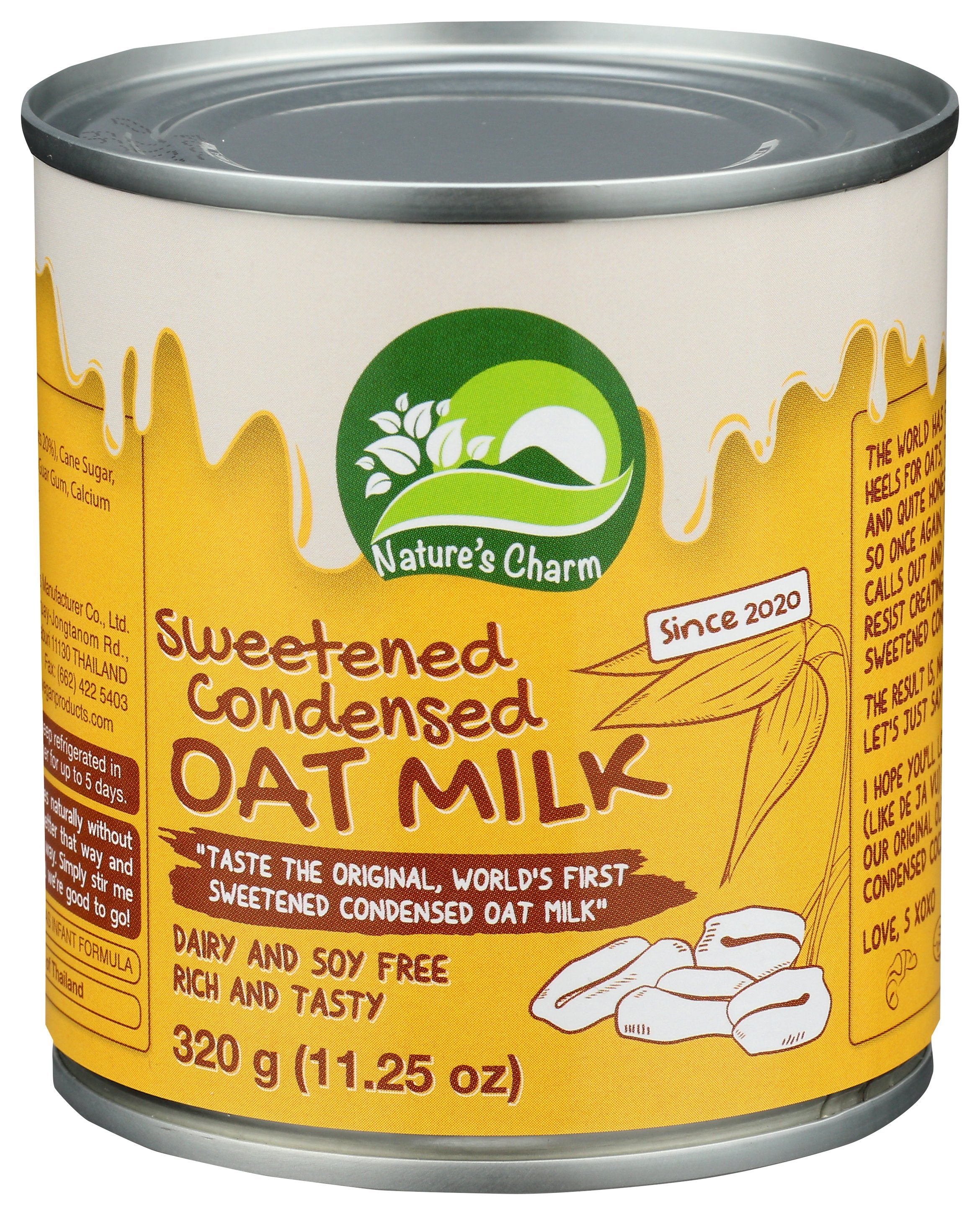 NATURES CHARM MILK OAT CONDENSED - Case of 6