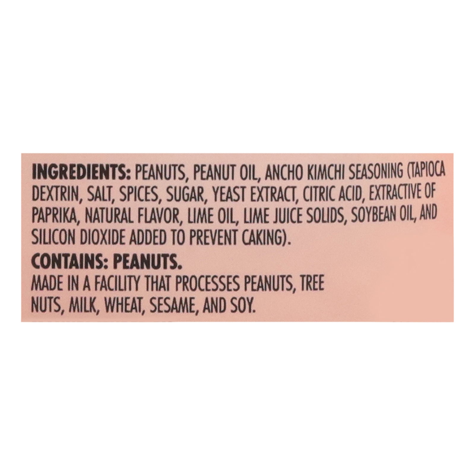 Henrietta Said - Peanuts Ancho Kimchi - CS of 12-5 OZ