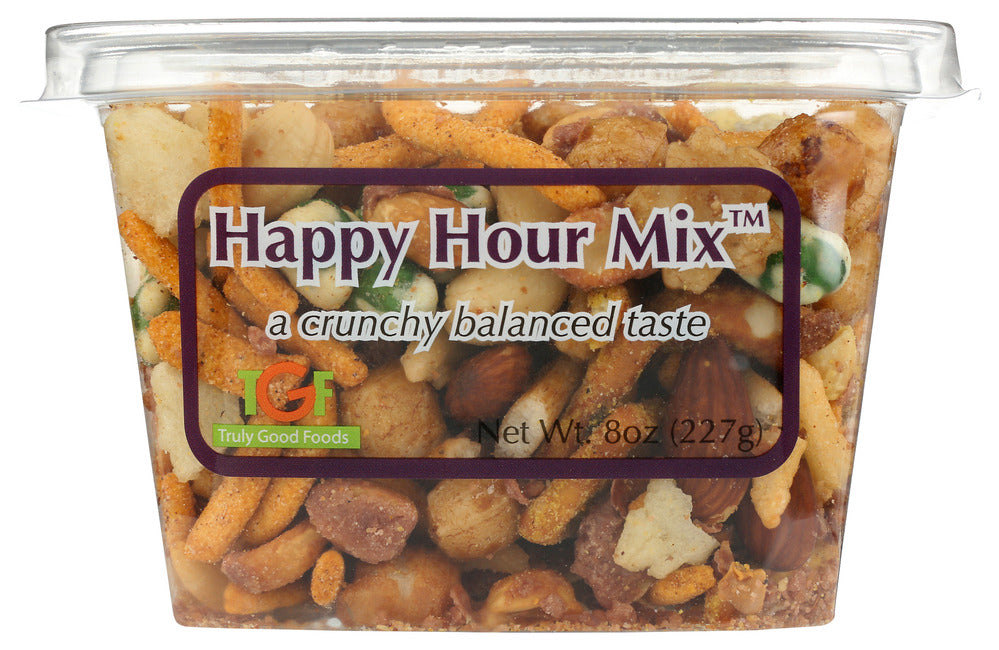 Tropical Nut Eb Trail Mix Happy Hour - Pack of 6 - 8 Oz