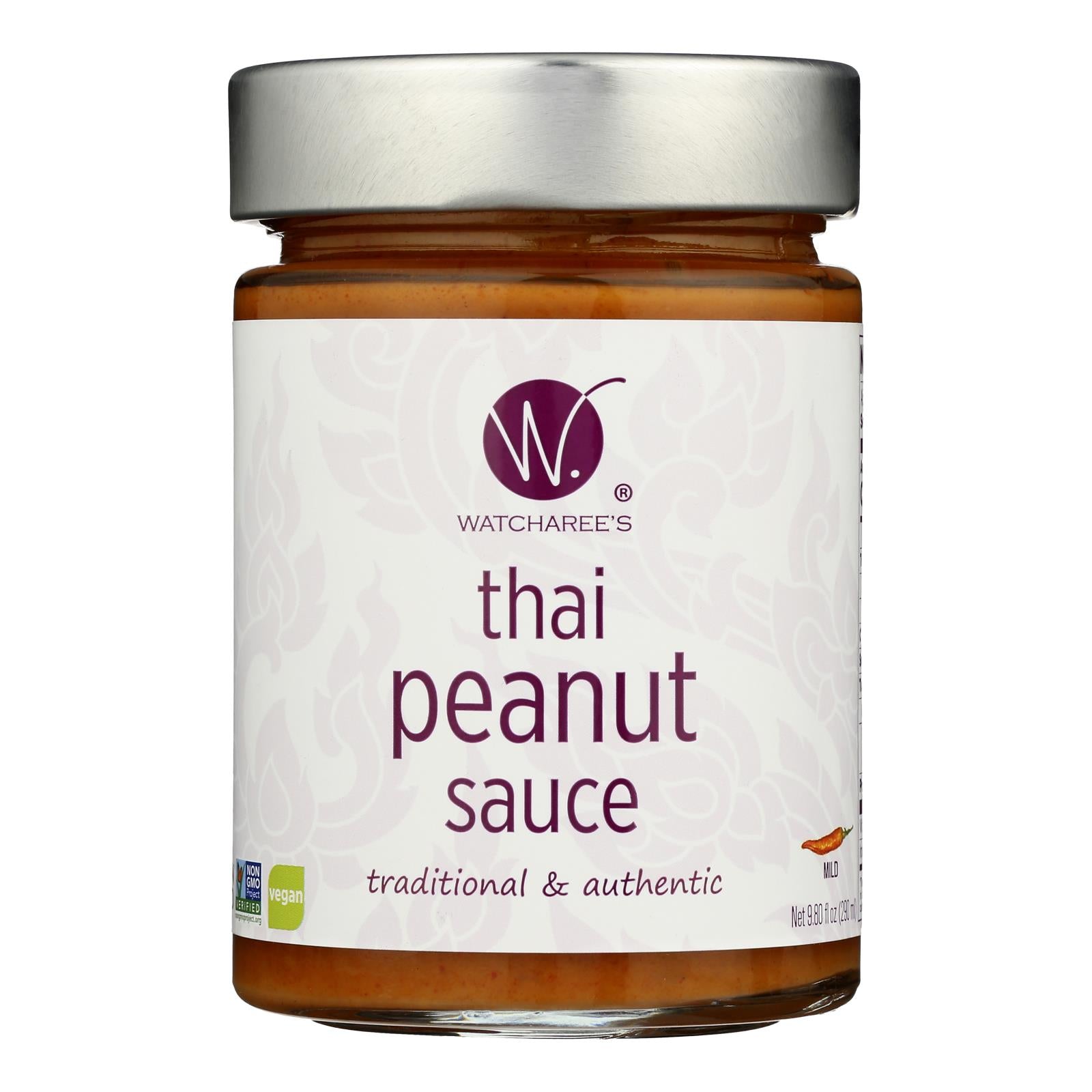 Watcharee's - Sauce Thai Peanut - Case Of 6-9.8 Fz