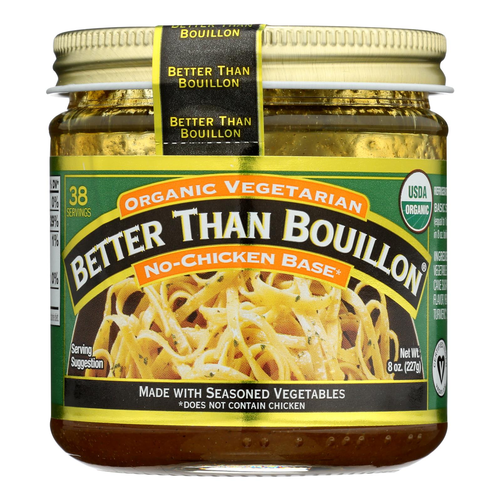 Better Than Bouillon - No Chicken Base - Case of 6 - 8 OZ