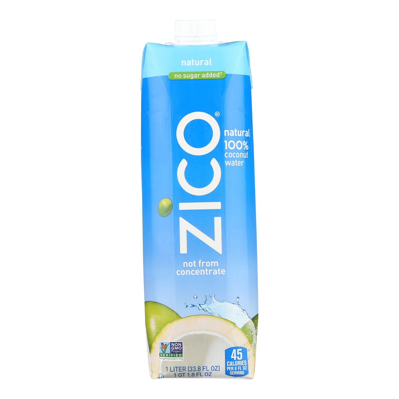 Zico Coconut Water Coconut Water - Natural - Case of 12 - 1 Liter