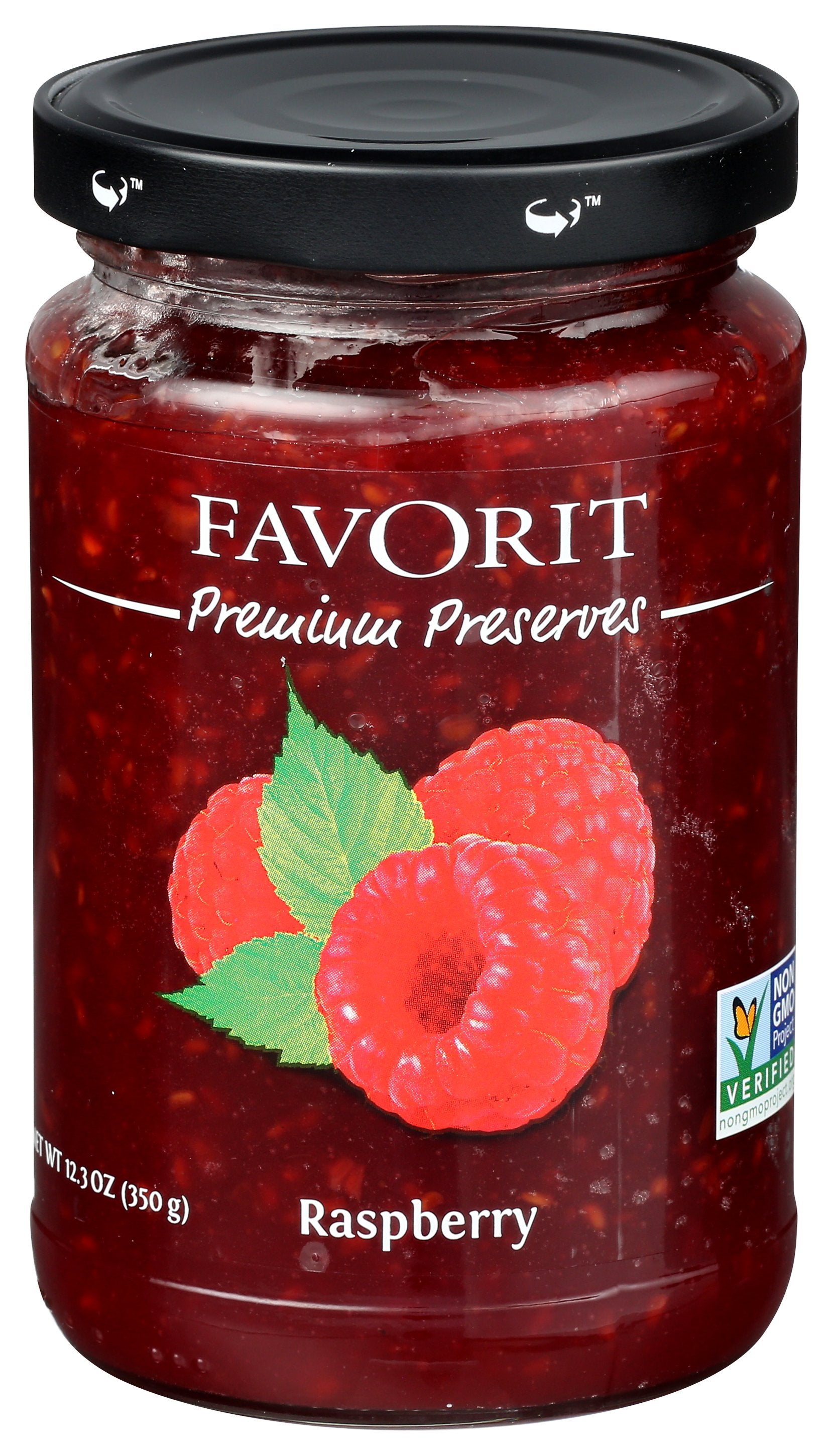 FAVORIT PRESERVE RASPBERRY - Case of 6