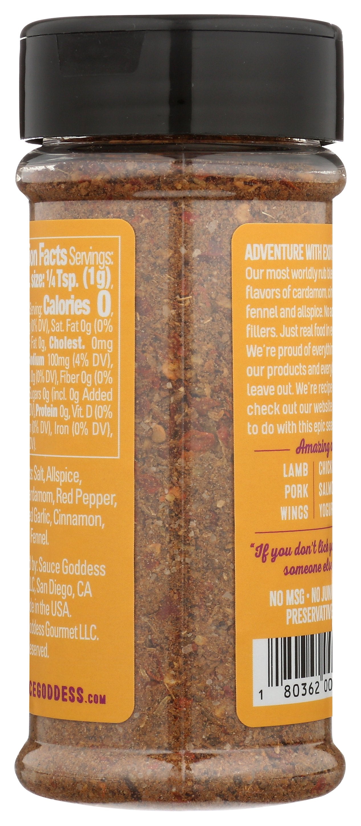 SAUCE GODDESS SPICE MOROCCAN TWST SHAKE - Case of 6