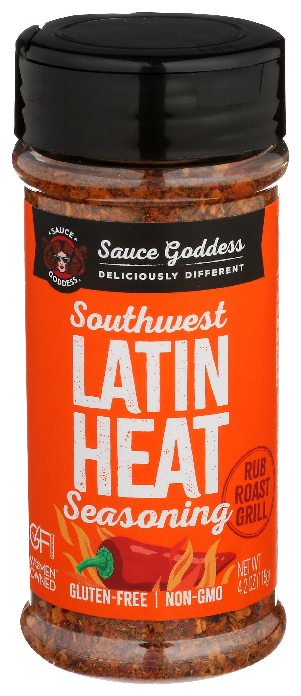 SAUCE GODDESS SPICE LATIN HEAT SHAKER - Case of 6