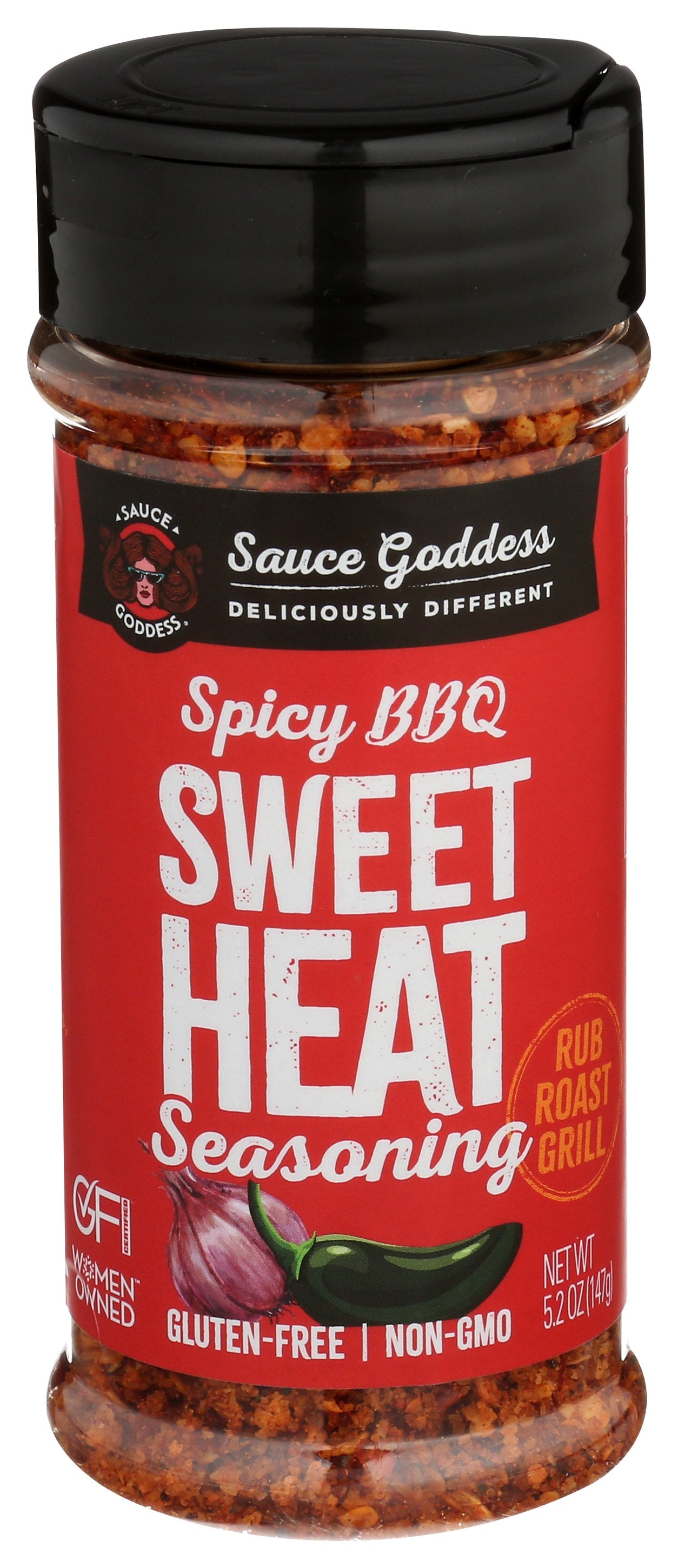 SAUCE GODDESS SPICE SWEET HEAT SHAKER - Case of 6