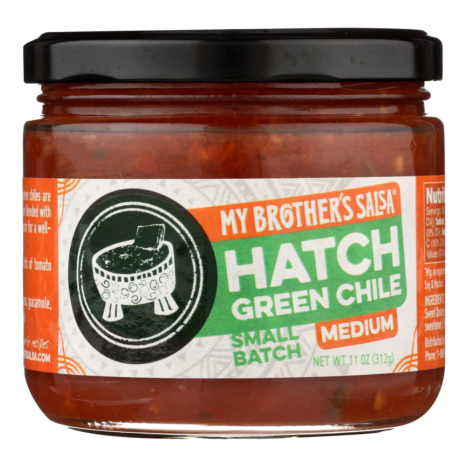 My Brother's Salsa - Salsa Hatch Green Chile - Case of 6-16 ounces