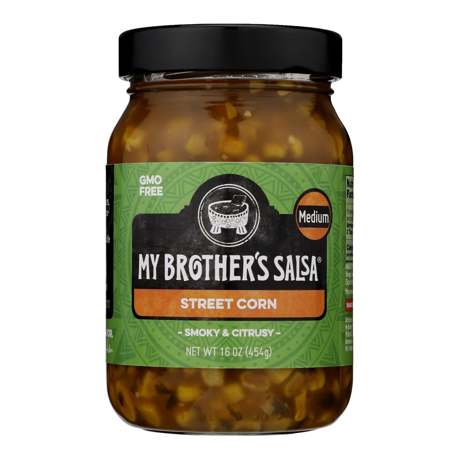 My Brother's Salsa - Salsa Street Corn Medium - Case of 6-16 OZ