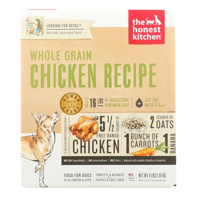 The Honest Kitchen Revel - Whole Grain Chicken Dog Food - 4 Lb.
