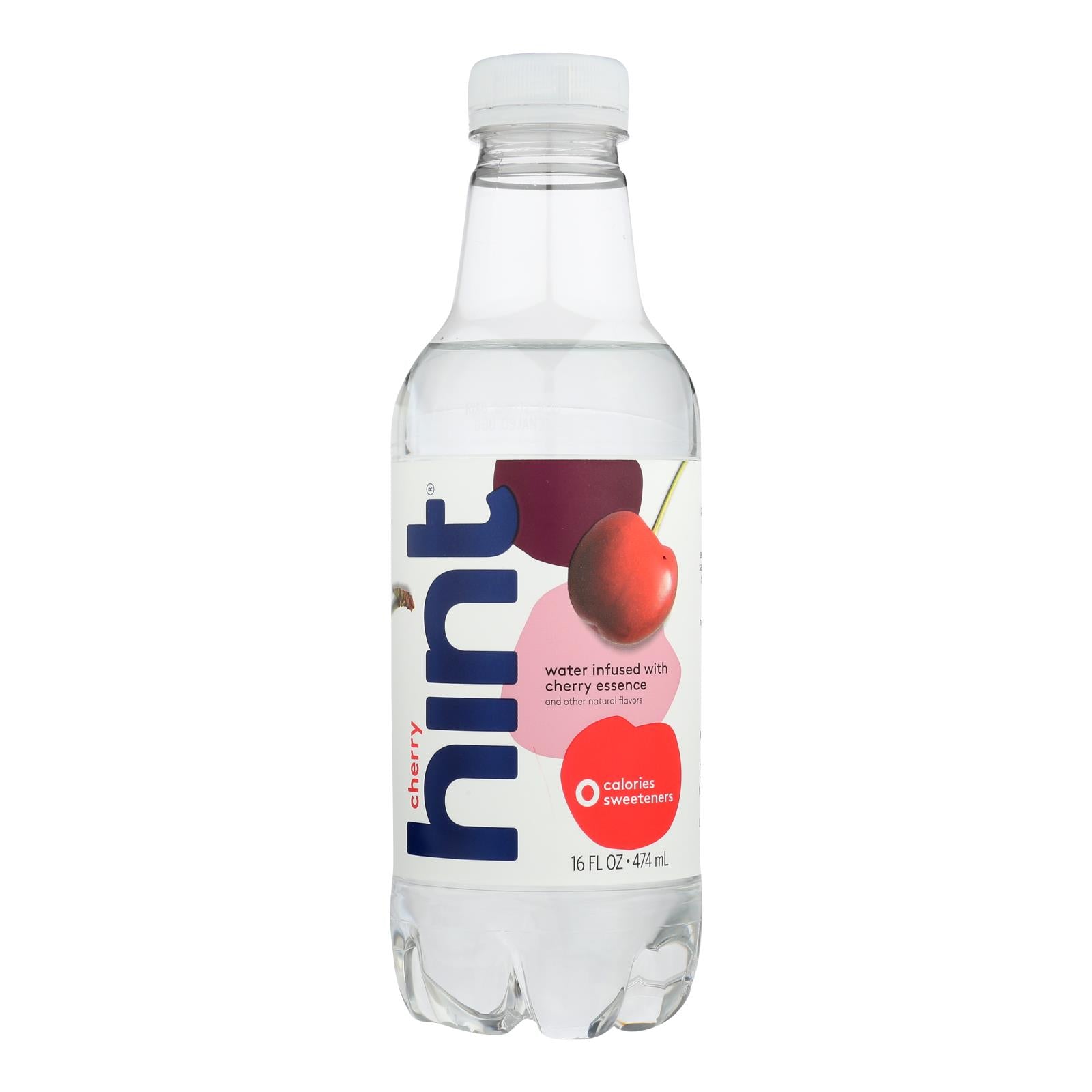 Hint Water - Cherry - Case Of 12 - 16 Fl Oz