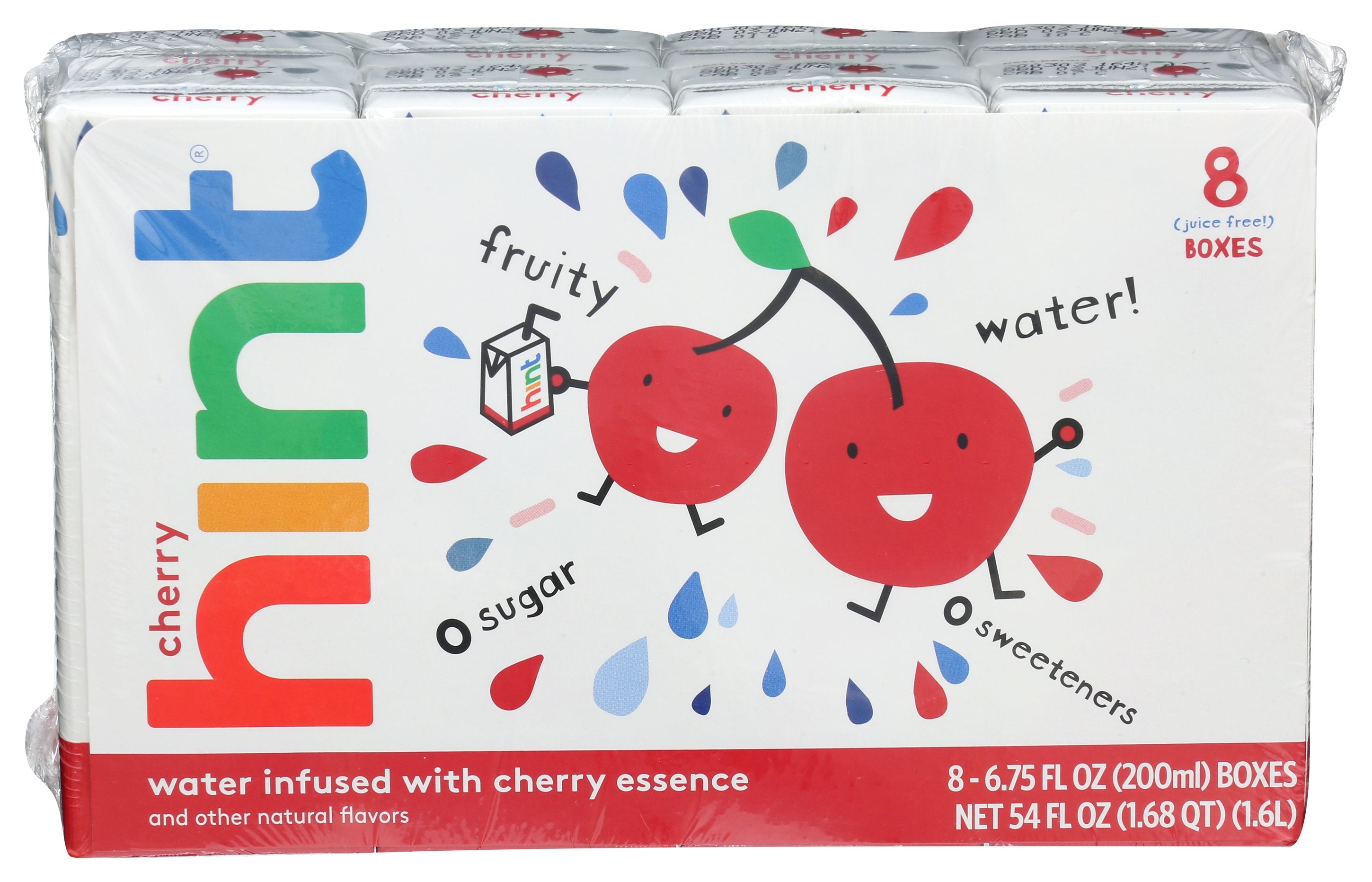 HINT WATER INFSD CHRY KIDS 8PK - Case of 4