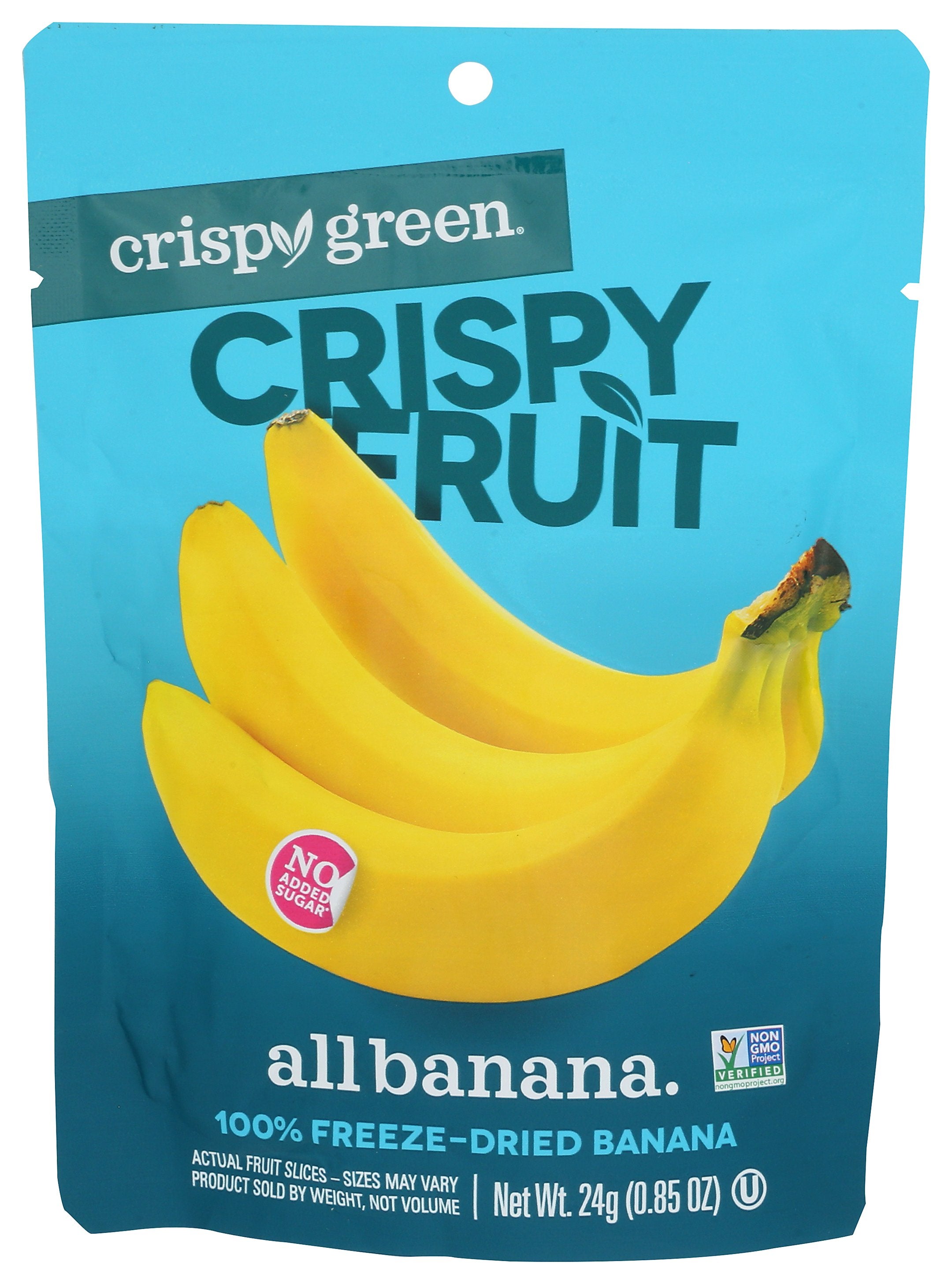 CRISPY GREEN BANANA DRIED SNGL SRV - Case of 12